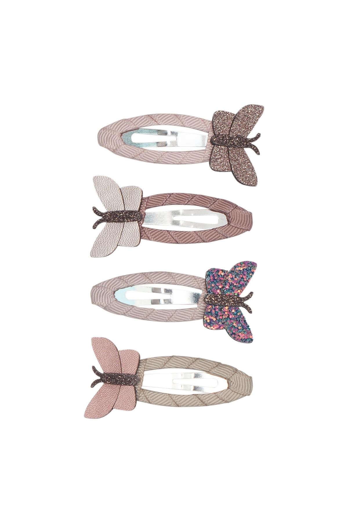 Mimi & Lula Rainforest Butterfly 4’lü Toka Çok Renkli