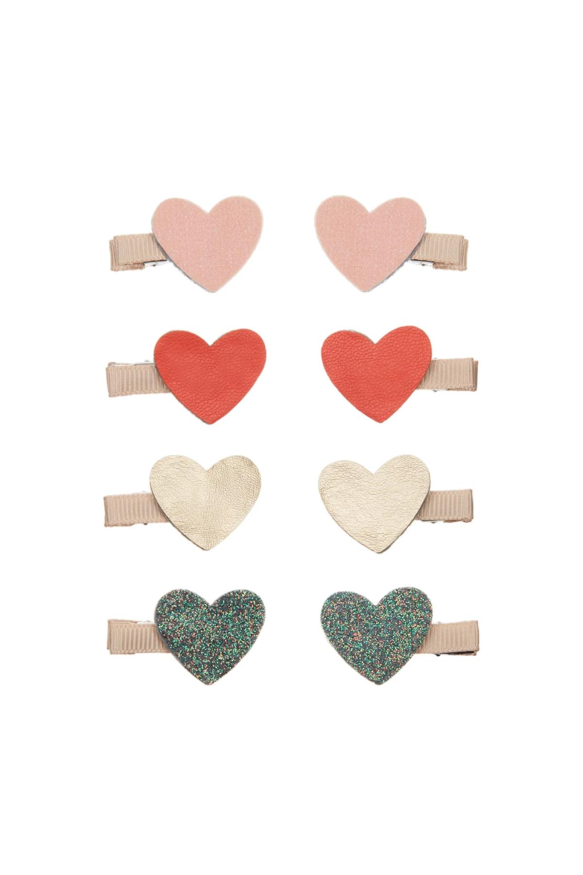 Mimi & Lula Retro Heart Mini 8'li Toka Çok Renkli