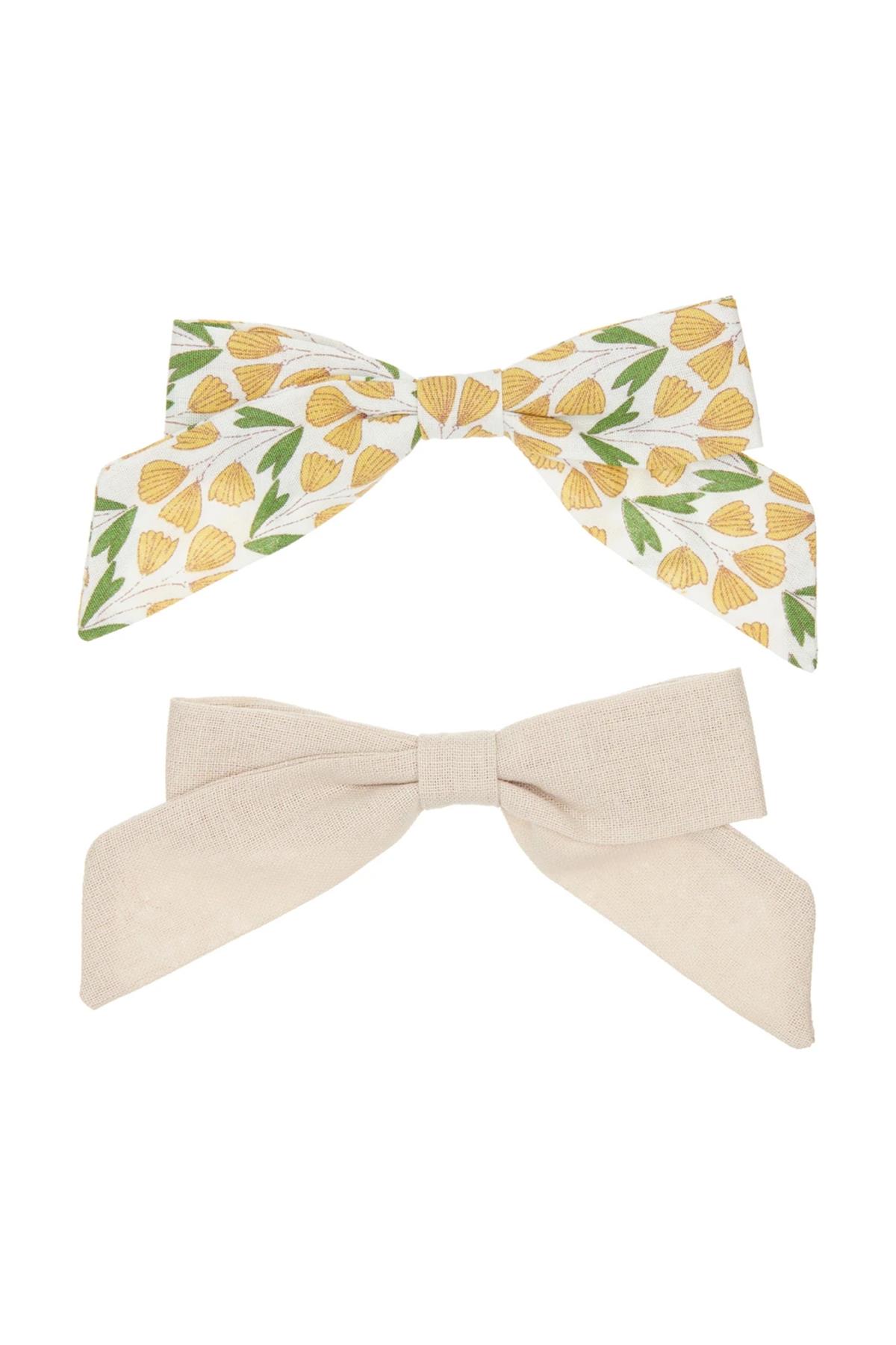 Mimi & Lula Tulip Bow 2'li Toka Çok Renkli