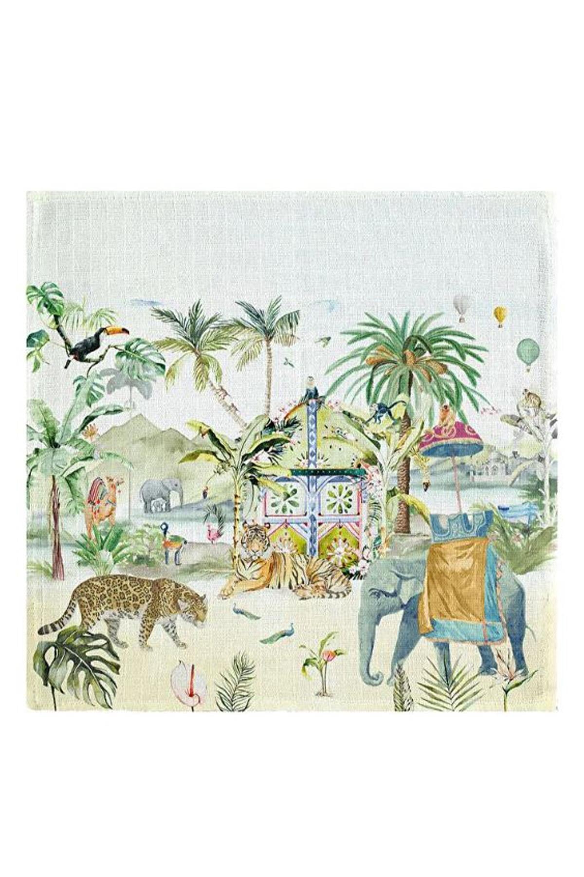 Nilue / Tropical Organic Muslin Örtü Çok Renkli