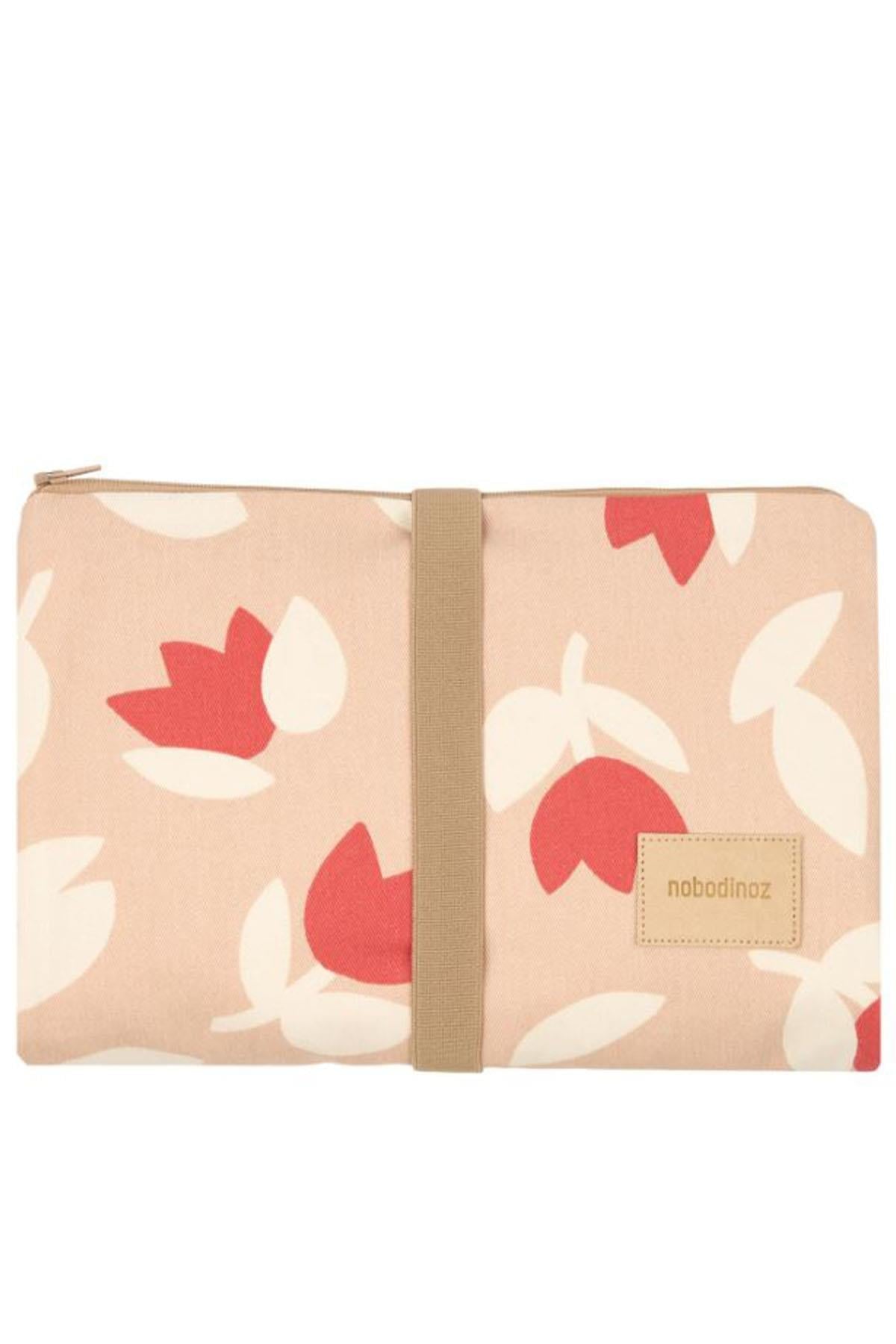 Nobodinoz / Hyde Park Su Geçirmez Alt Değiştirme Matı, Red Tulip Std