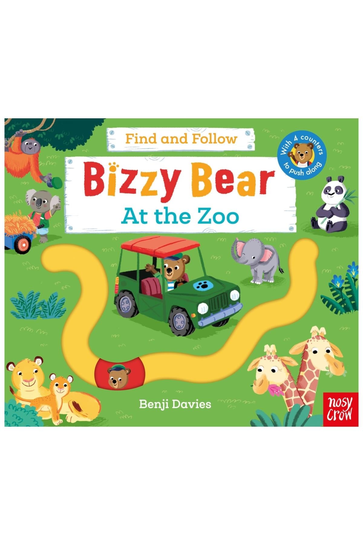 Nosy Crow / Bizzy Bear - Find and Follow At the Zoo Çok Renkli