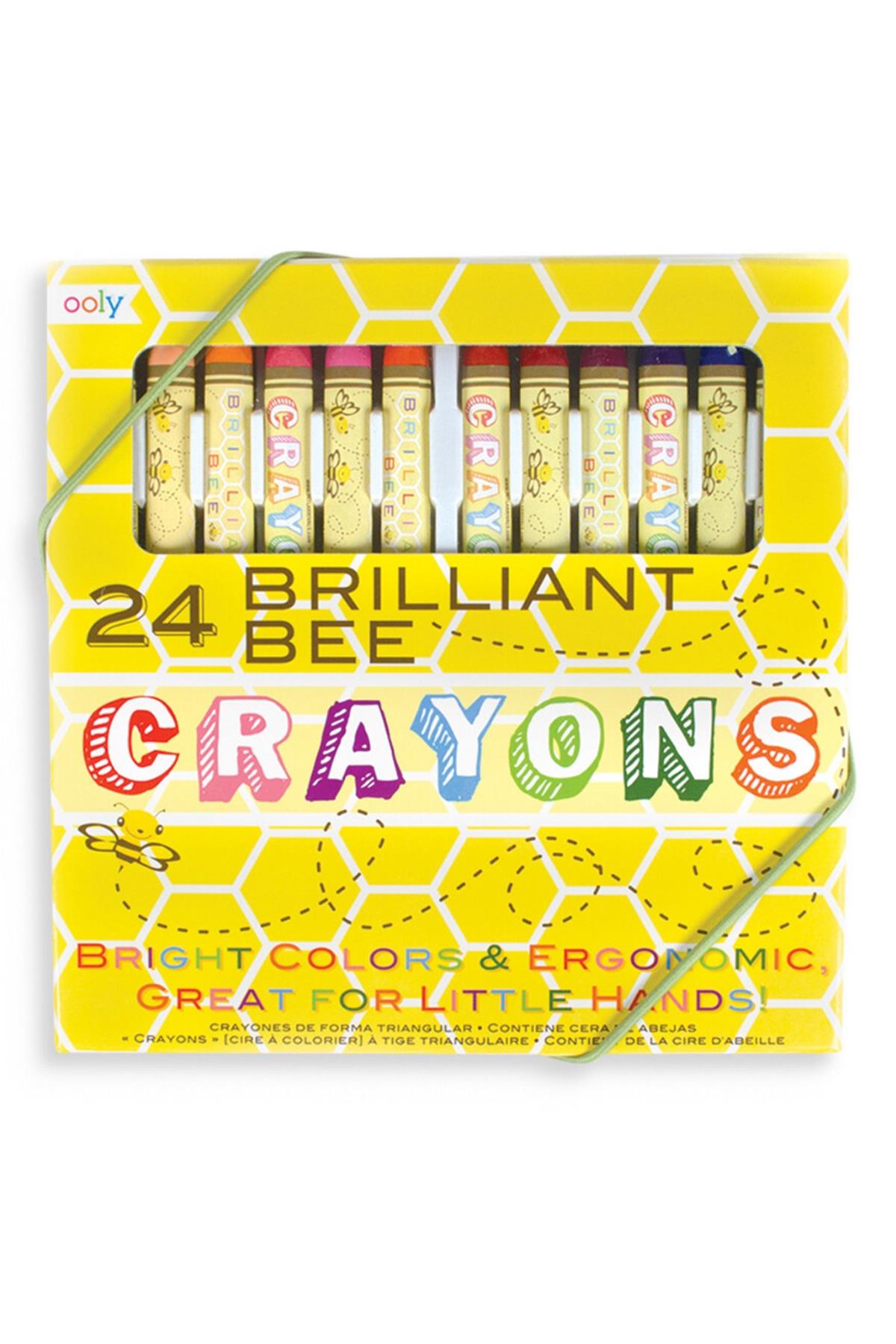 Ooly Brilliant Bee 24lü Mum Boya Çok Renkli