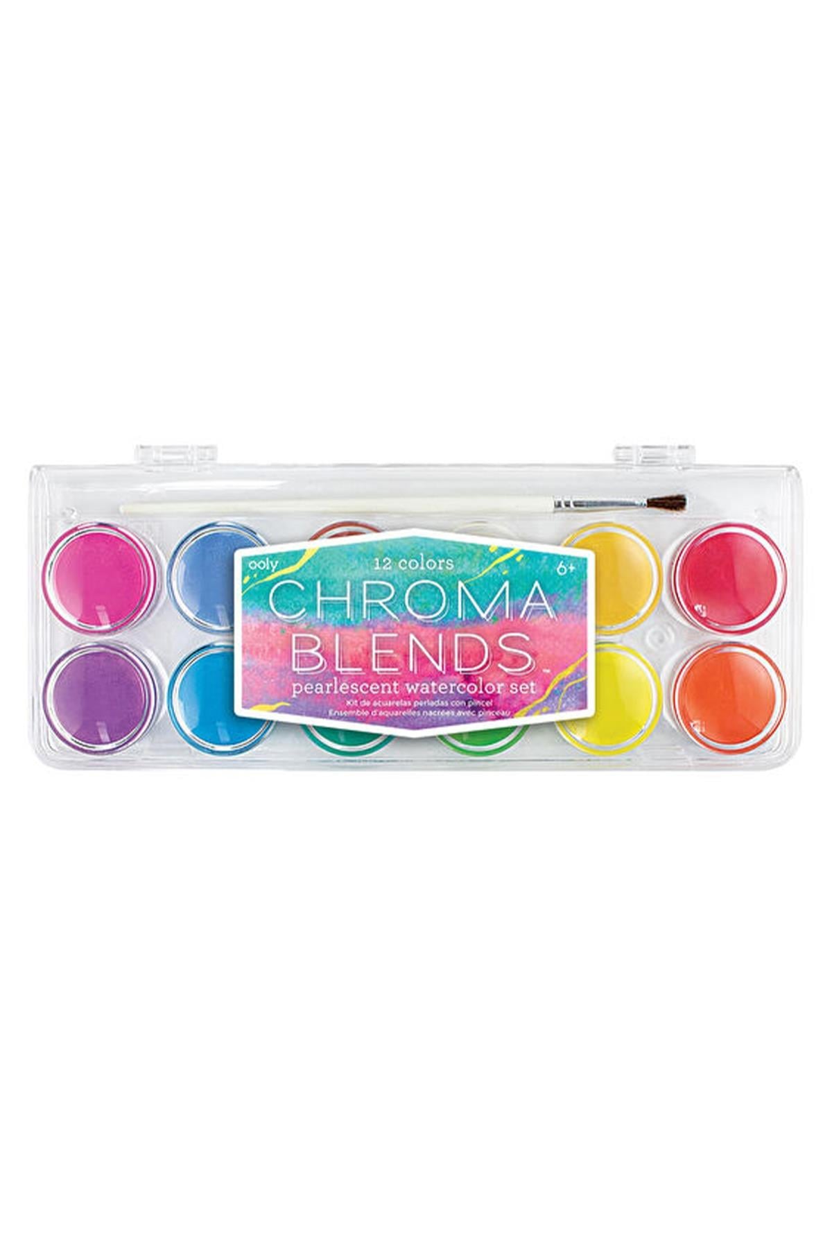 Ooly Chroma Blends 12’li Sulu Boya Sedefli Çok Renkli