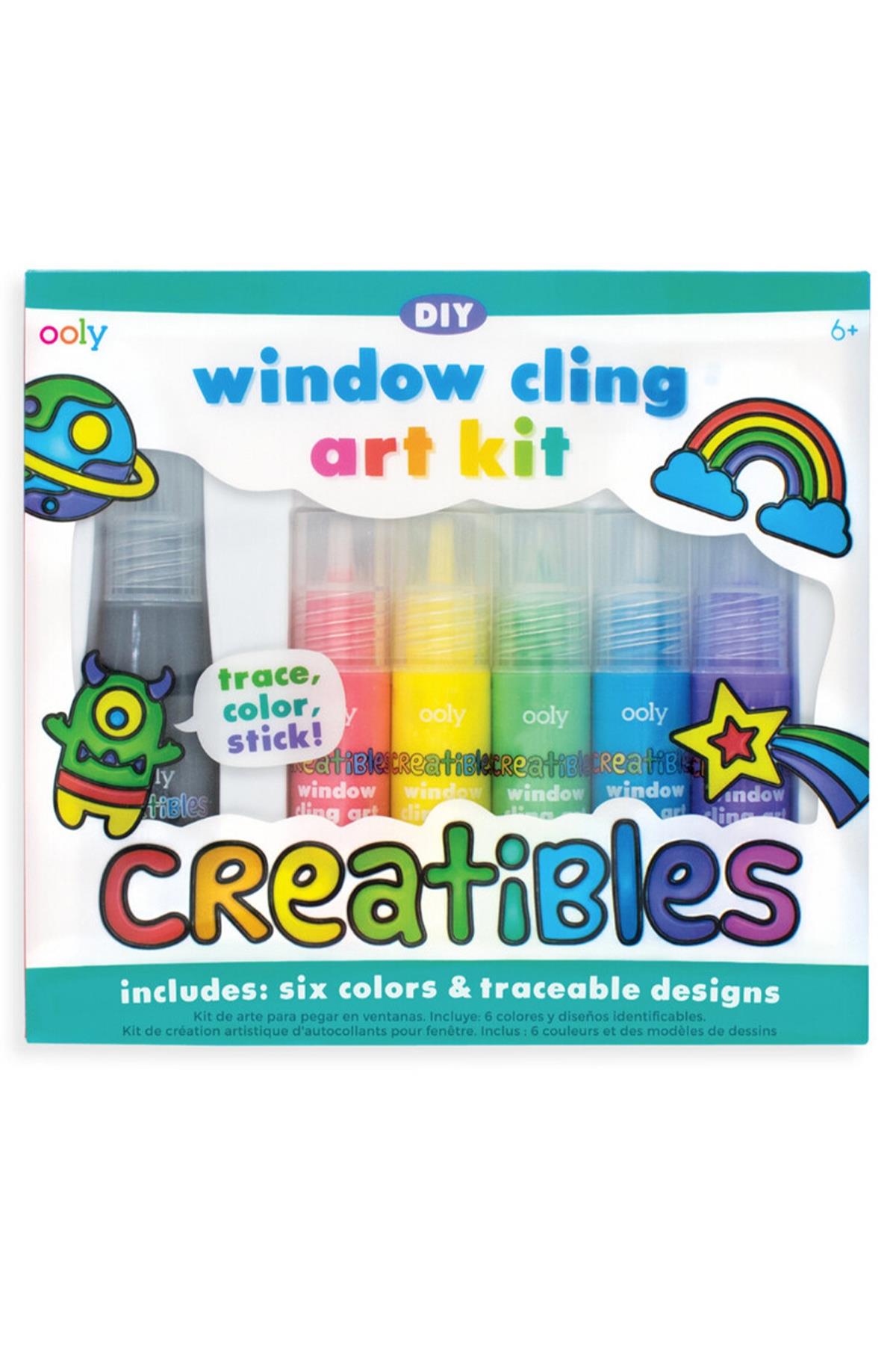 Ooly Creatibles 6 Renkli Cam Boya Seti Çok Renkli