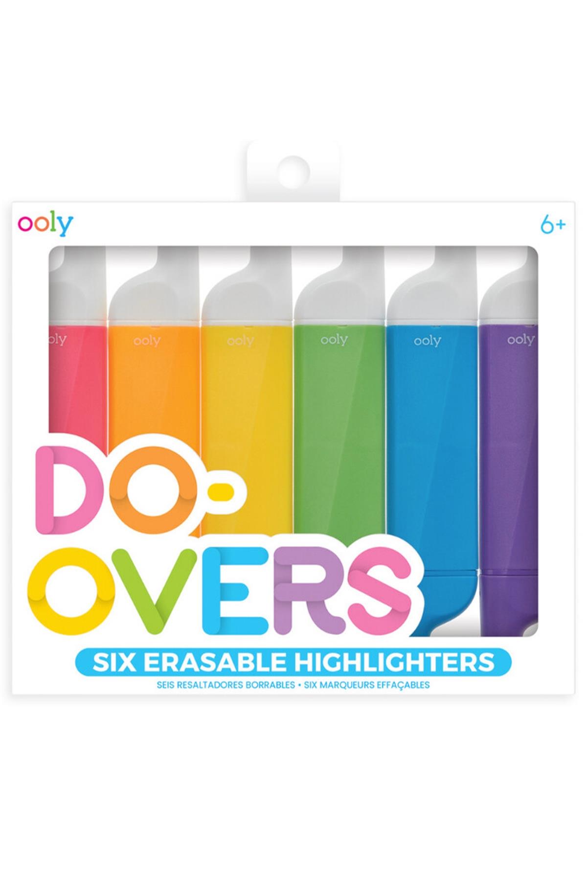 Ooly Do-Overs Silinebilir 6’lı Highligther Çok Renkli