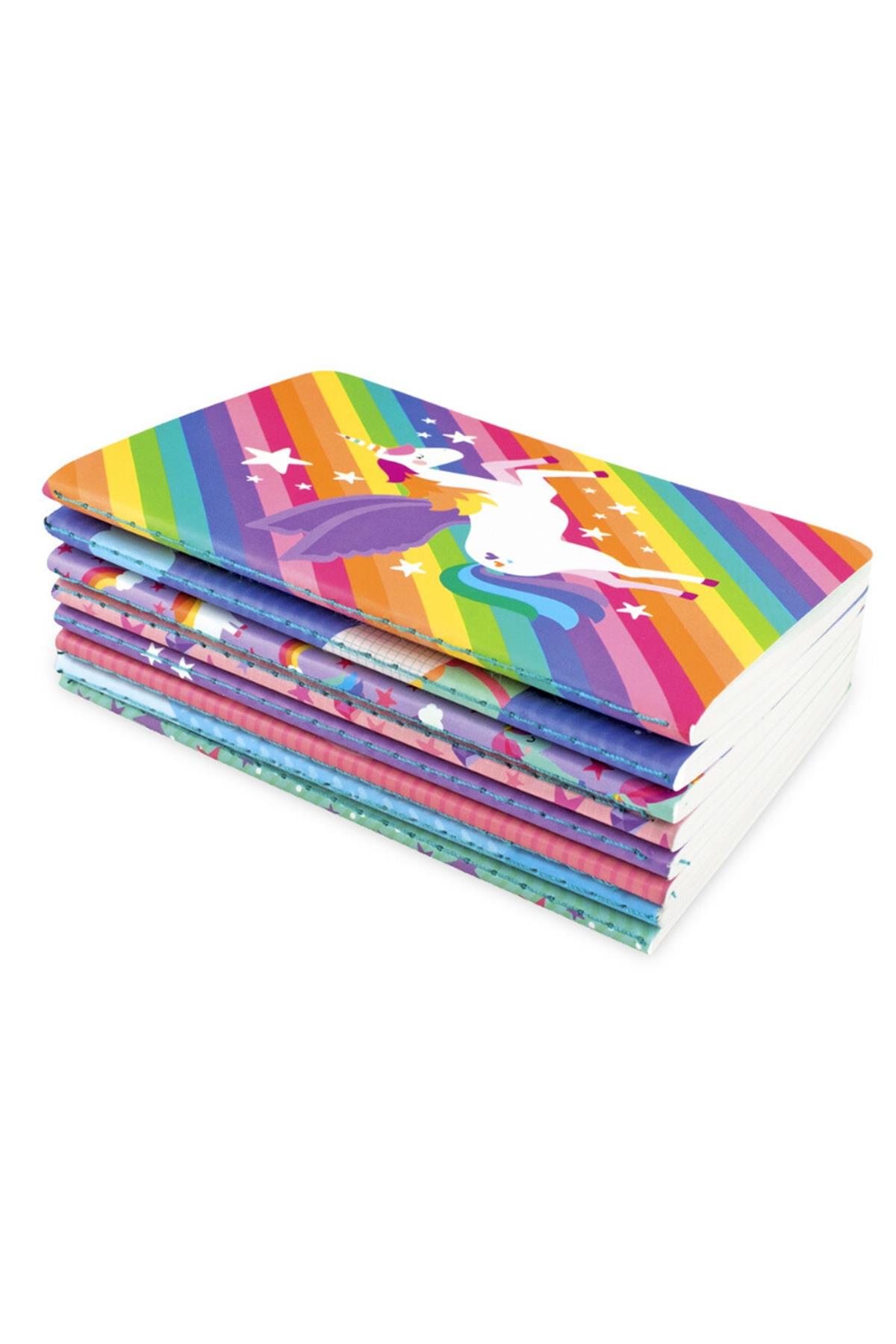 Ooly Pocket Pal Mini 8li Defter Seti - Unique Unicorns Çok Renkli