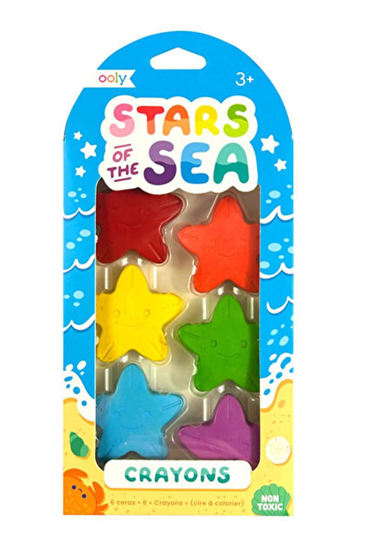 Ooly Stars of the Sea 6’lı Mum Boya Çok Renkli