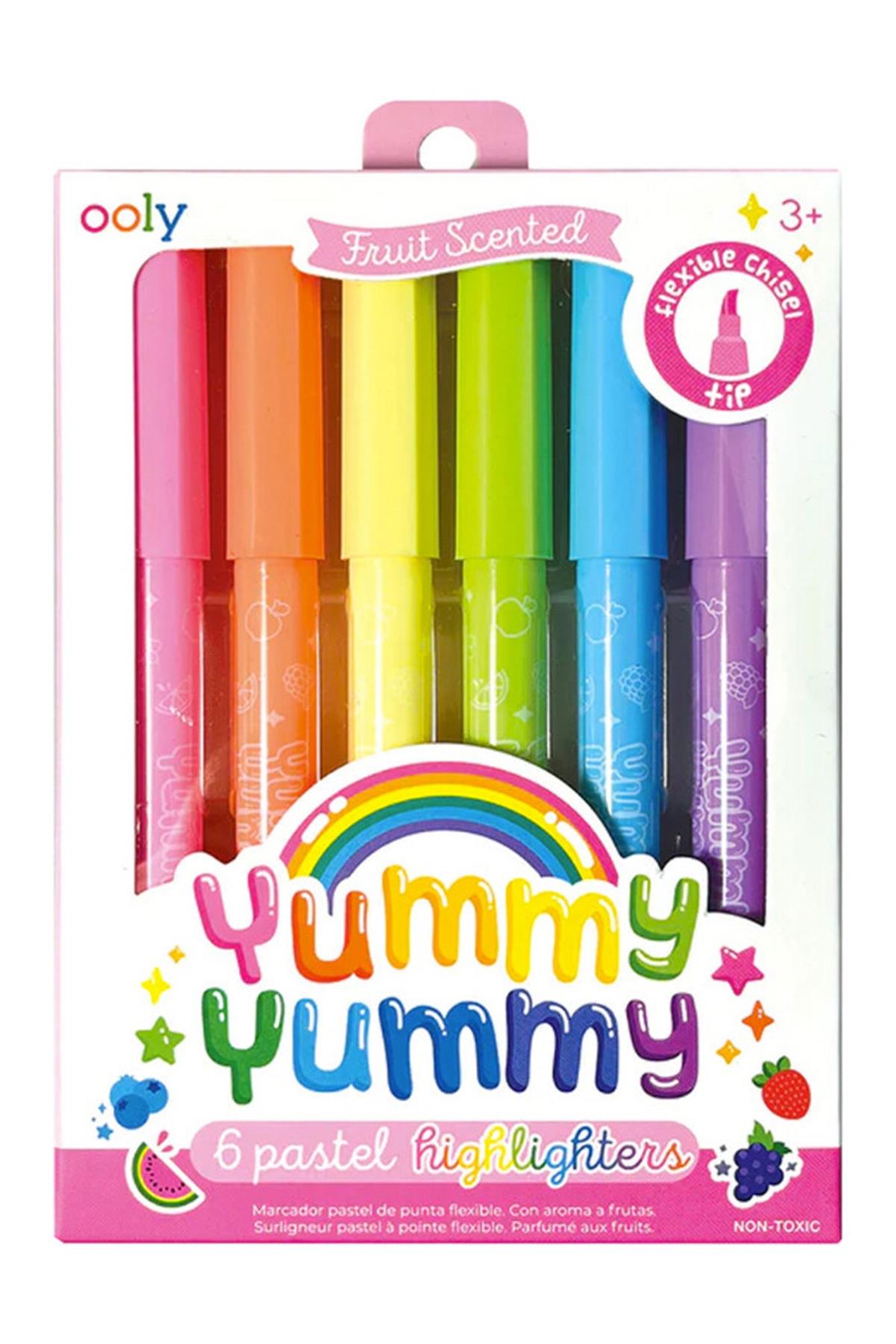 Ooly Yummy Yummy Kokulu 6’lı Keçeli Kalem Çok Renkli