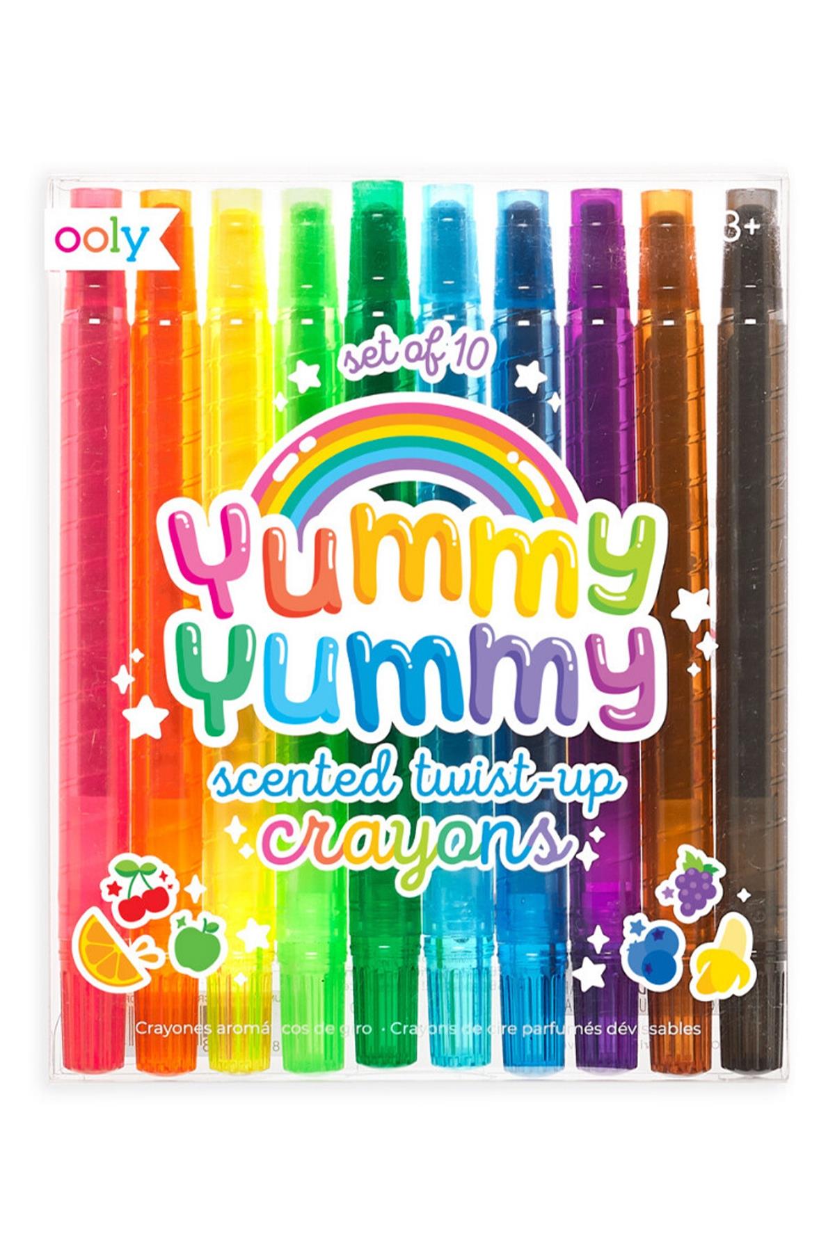 Ooly Yummy Yummy Kokulu Çevirmeli 10lu Boya Kalemi Çok Renkli