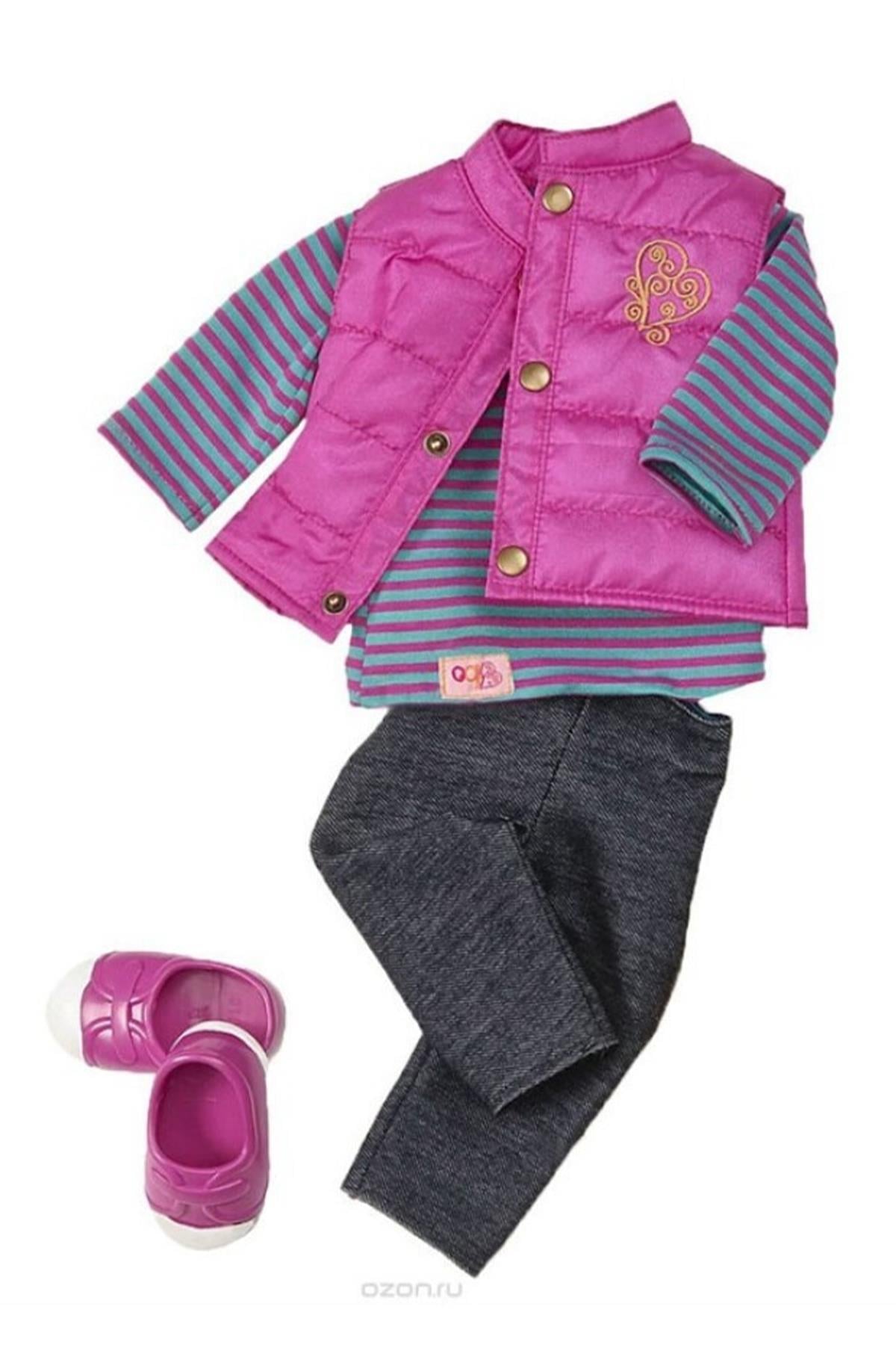 Our Generation Kıyafet - Vest & Jeggings Çok Renkli