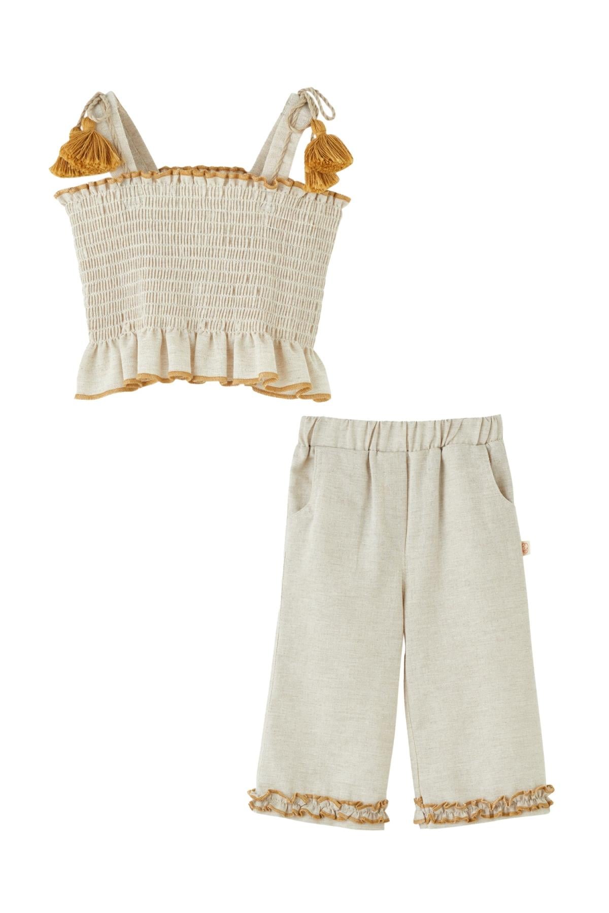 Patique / Boho Gipeli Takım Krem