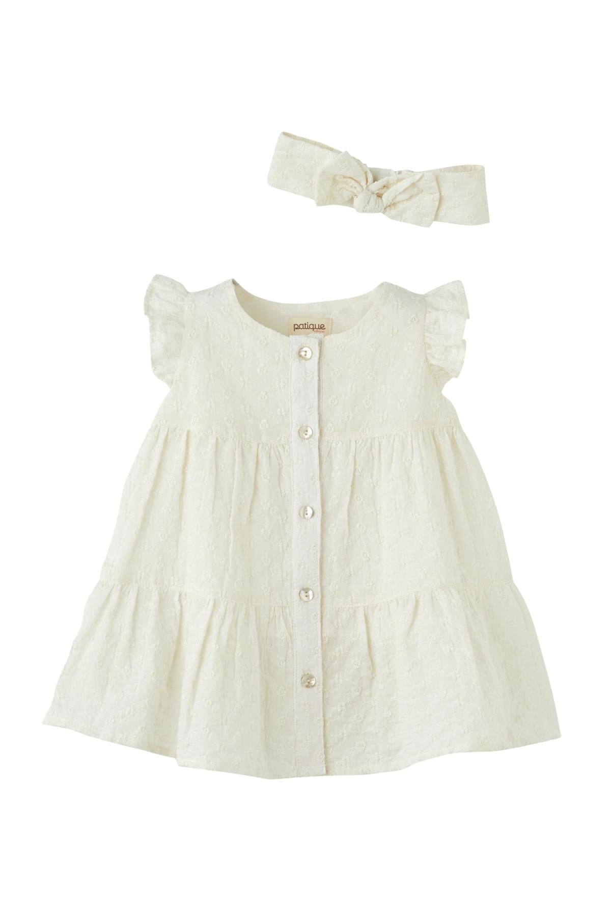 Patique / Brode Elbise Krem