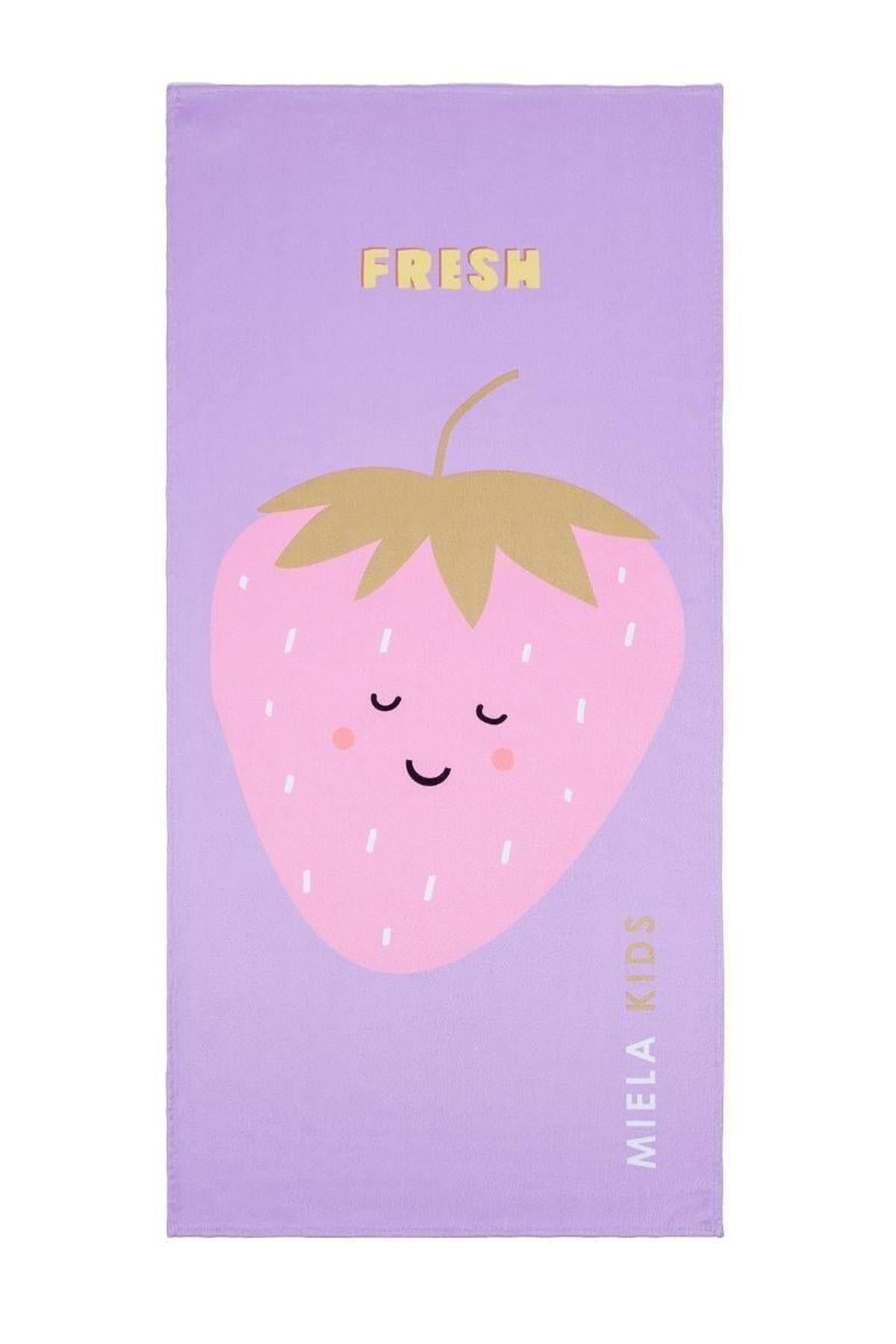 Plaj Havlusu-Plaj Fresh Strawberry Çok Renkli