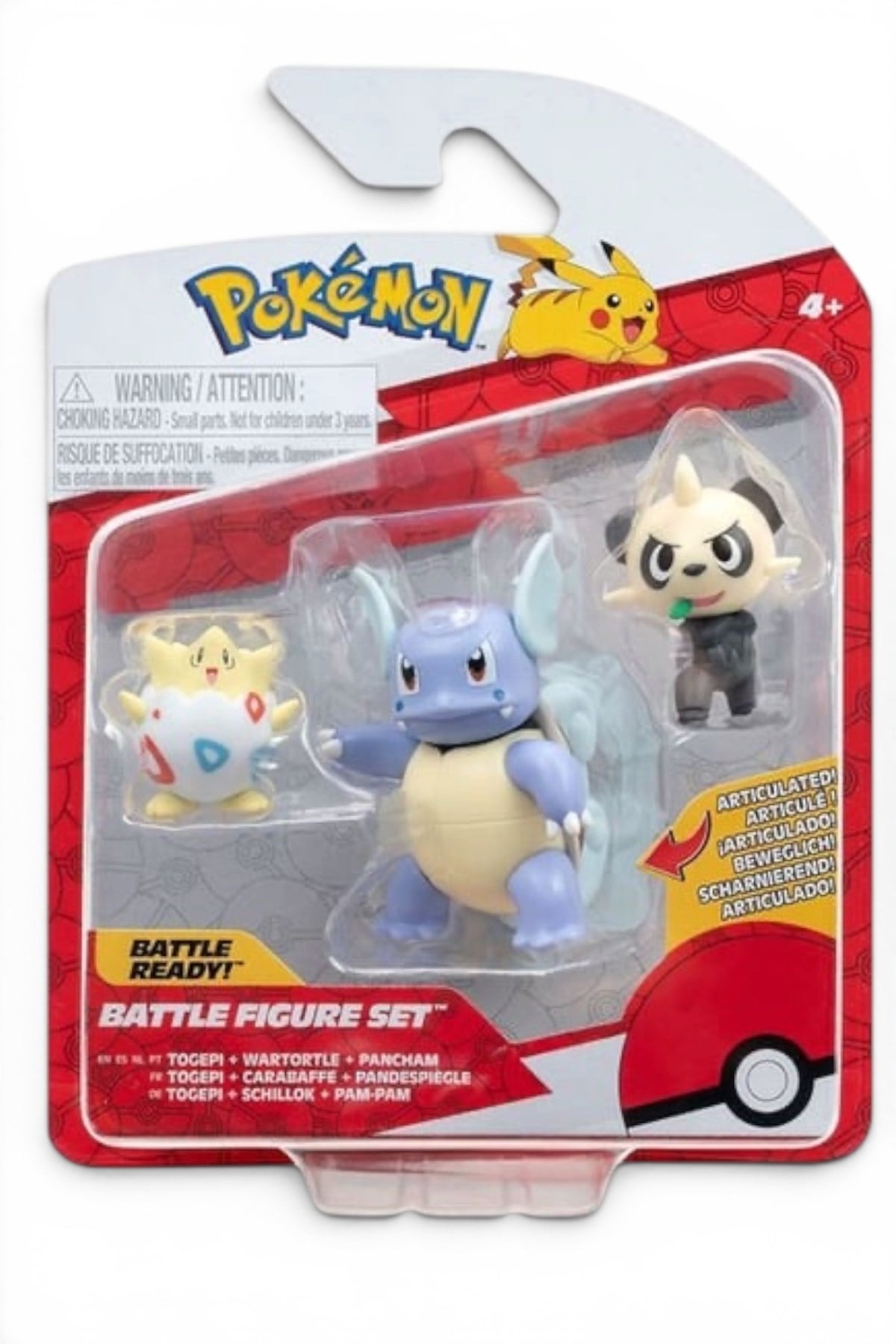 Pokemon Battle 3'lü Figür Seti Seri 16 Asorti Çok Renkli