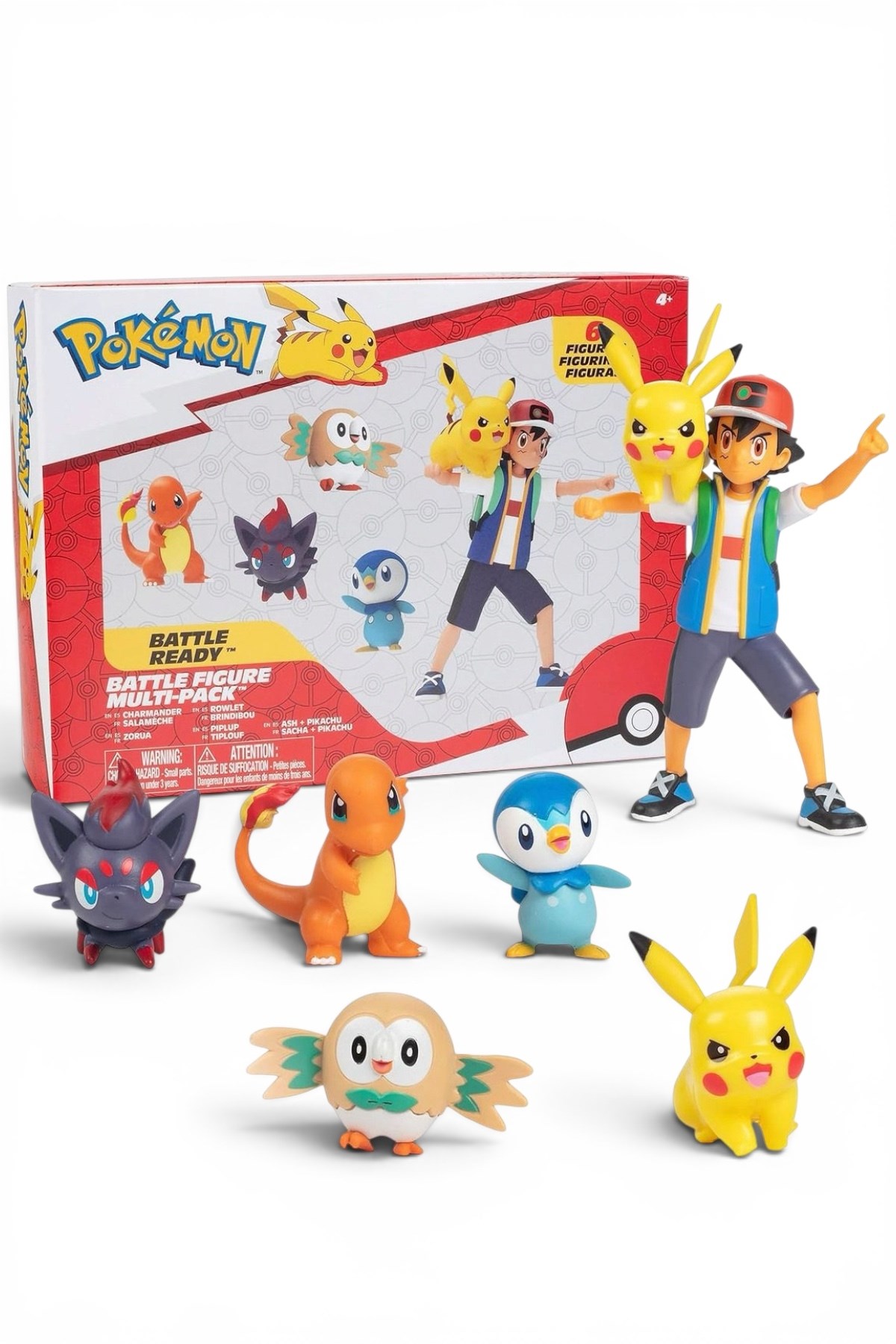 Pokemon Battle 6'lı Figür Seti Çok Renkli