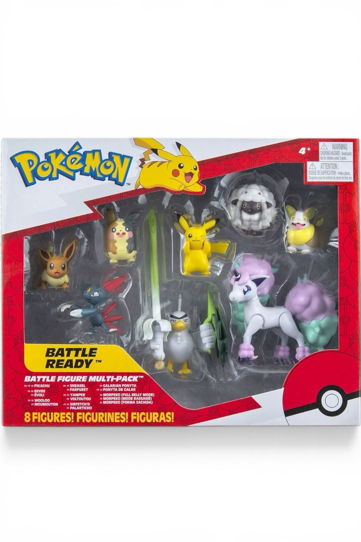 Pokemon Battle 8'li Figür Seti Çok Renkli