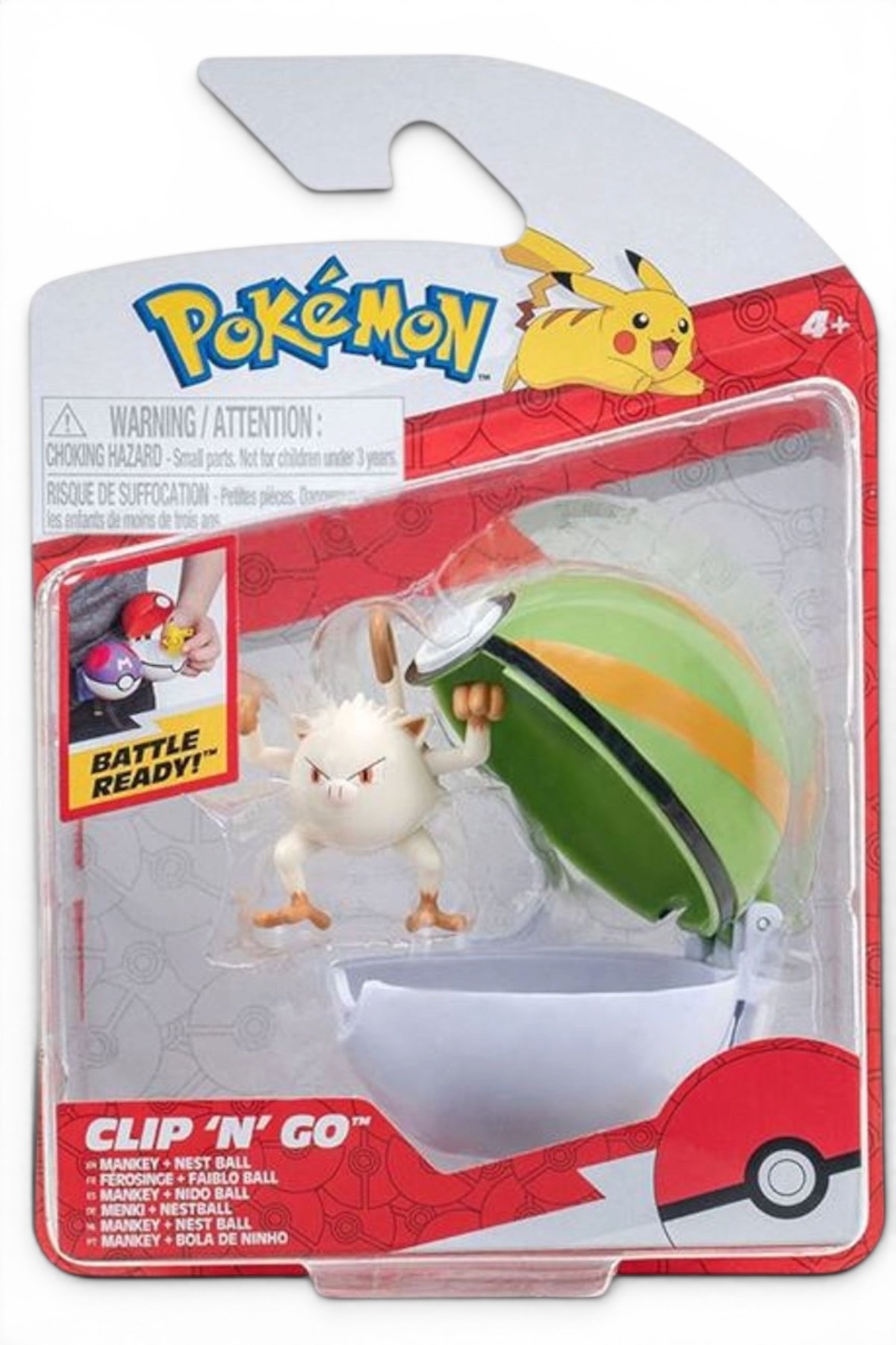 Pokemon Clip 'N' Go Seri 15 Asorti Çok Renkli