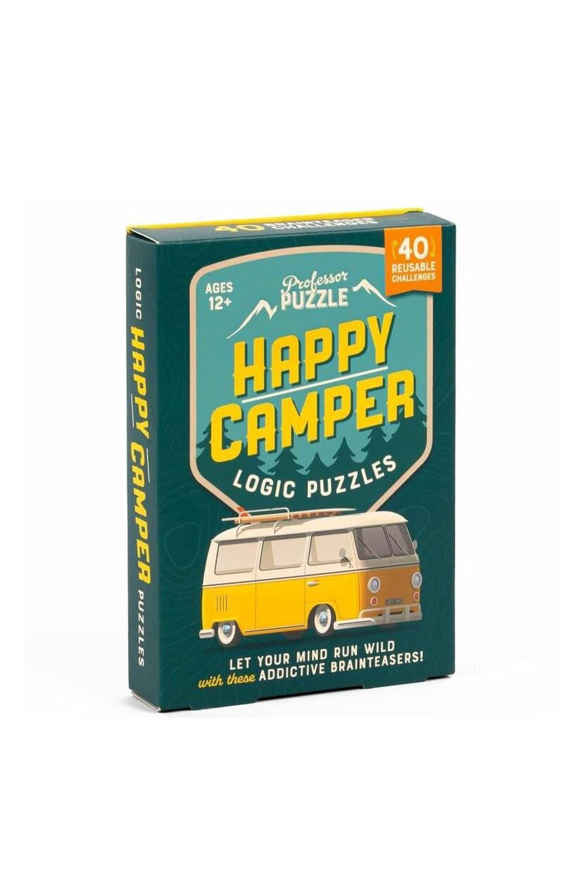 Profesor Puzzle / Mantık Bulmacaları Happy Campers Çok Renkli