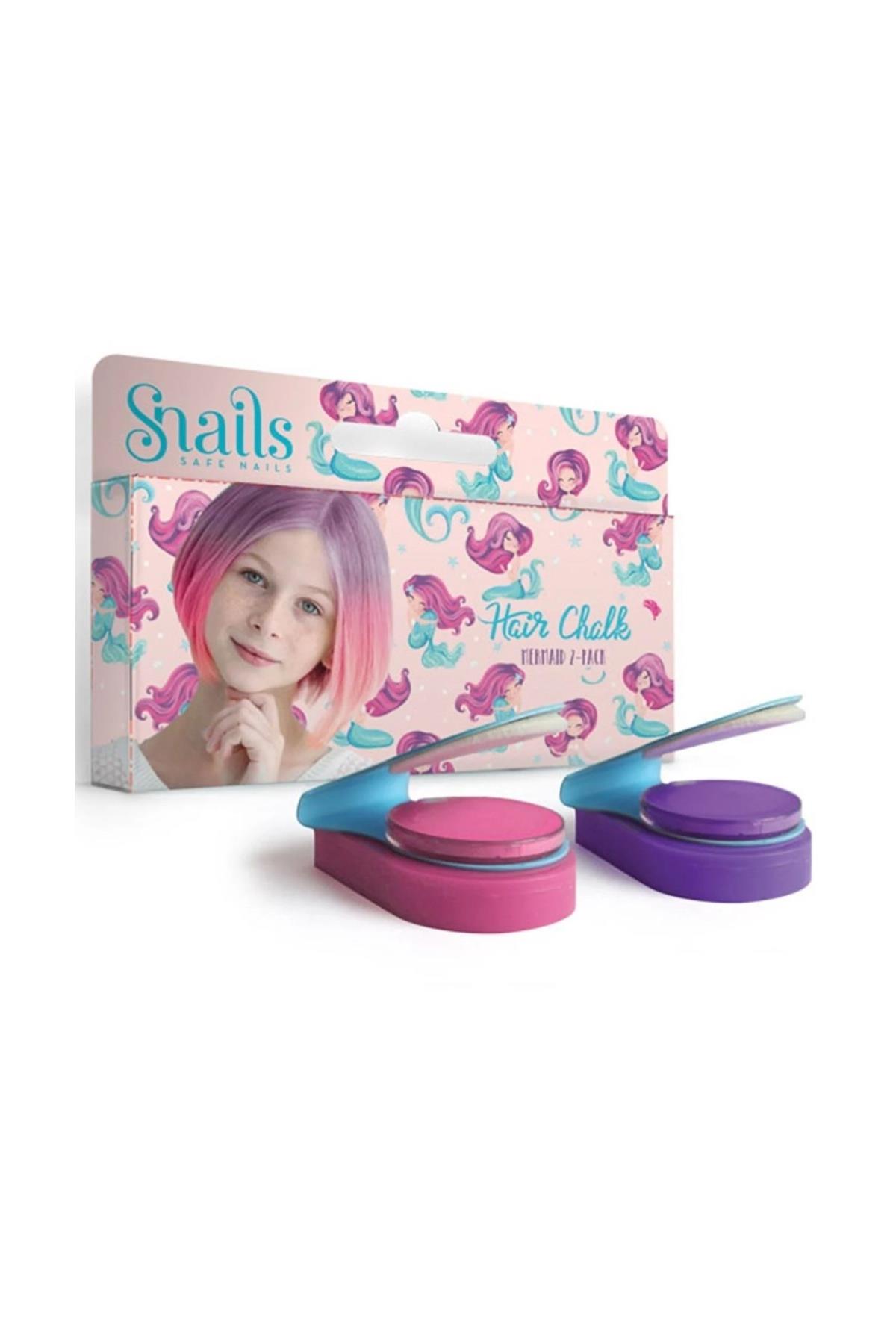 Saç Tebeşiri 2'li set - Mermaid Çok Renkli