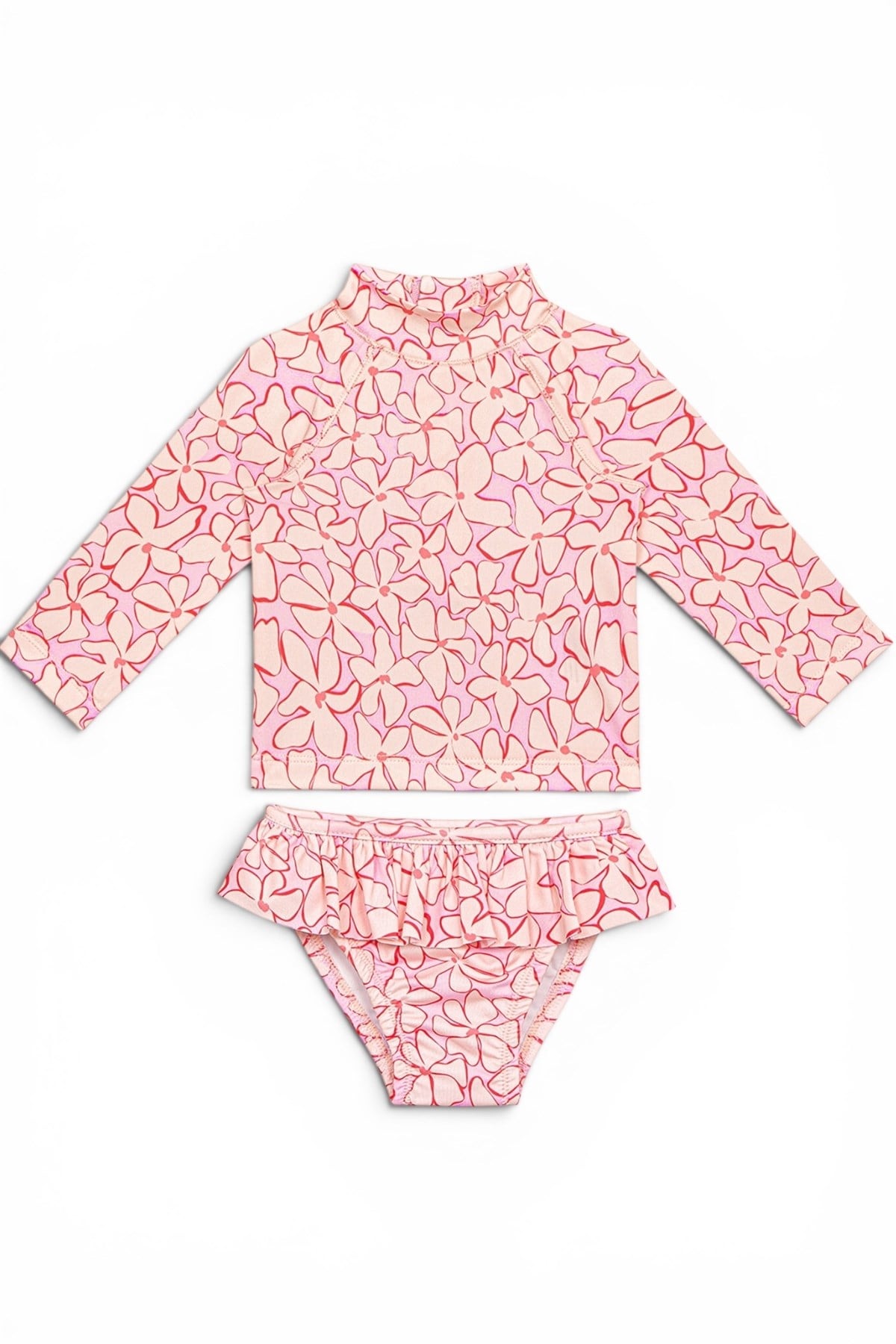 Sand Mother Girls Set - Lilac Blossom Pembe