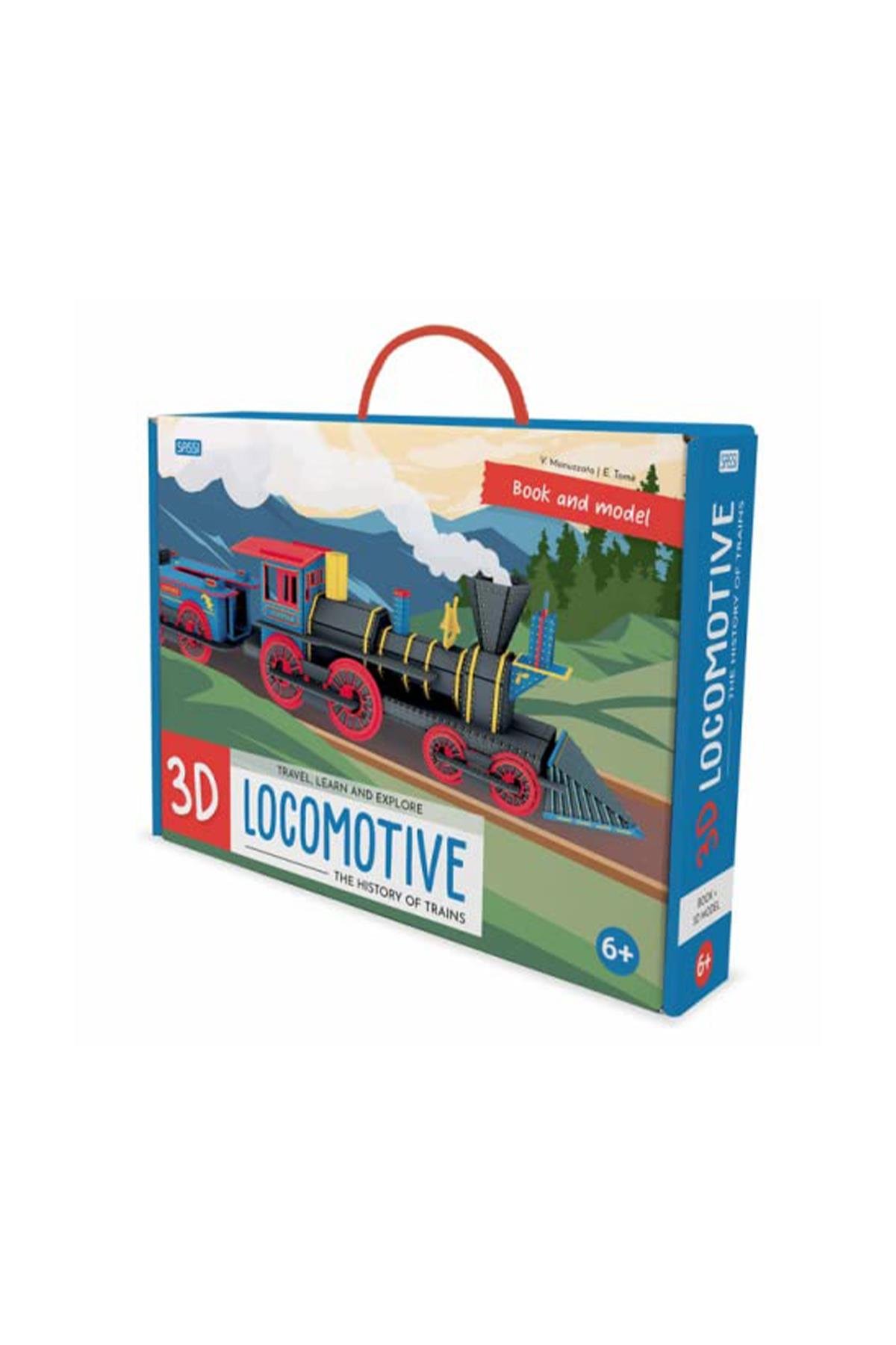 Sassi /3D LOCOMOTIVE - BOOK AND 3D MODEL Çok Renkli