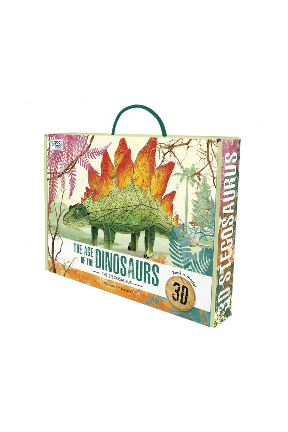 Sassi /3D STEGOSAURUS -BOOK AND 3D MODEL Çok Renkli