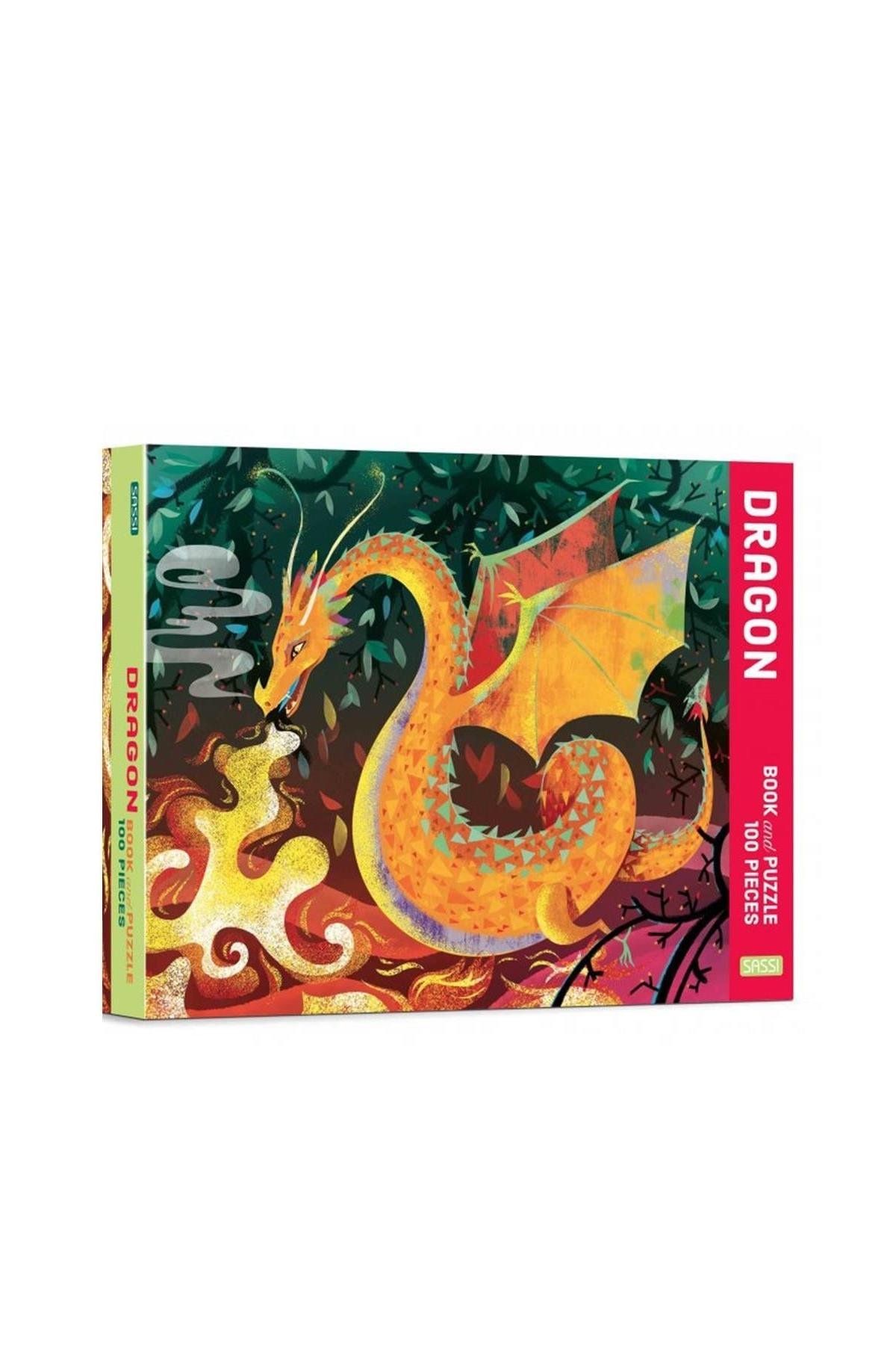 Sassi /DRAGON - BOOK AND PUZZLE Çok Renkli
