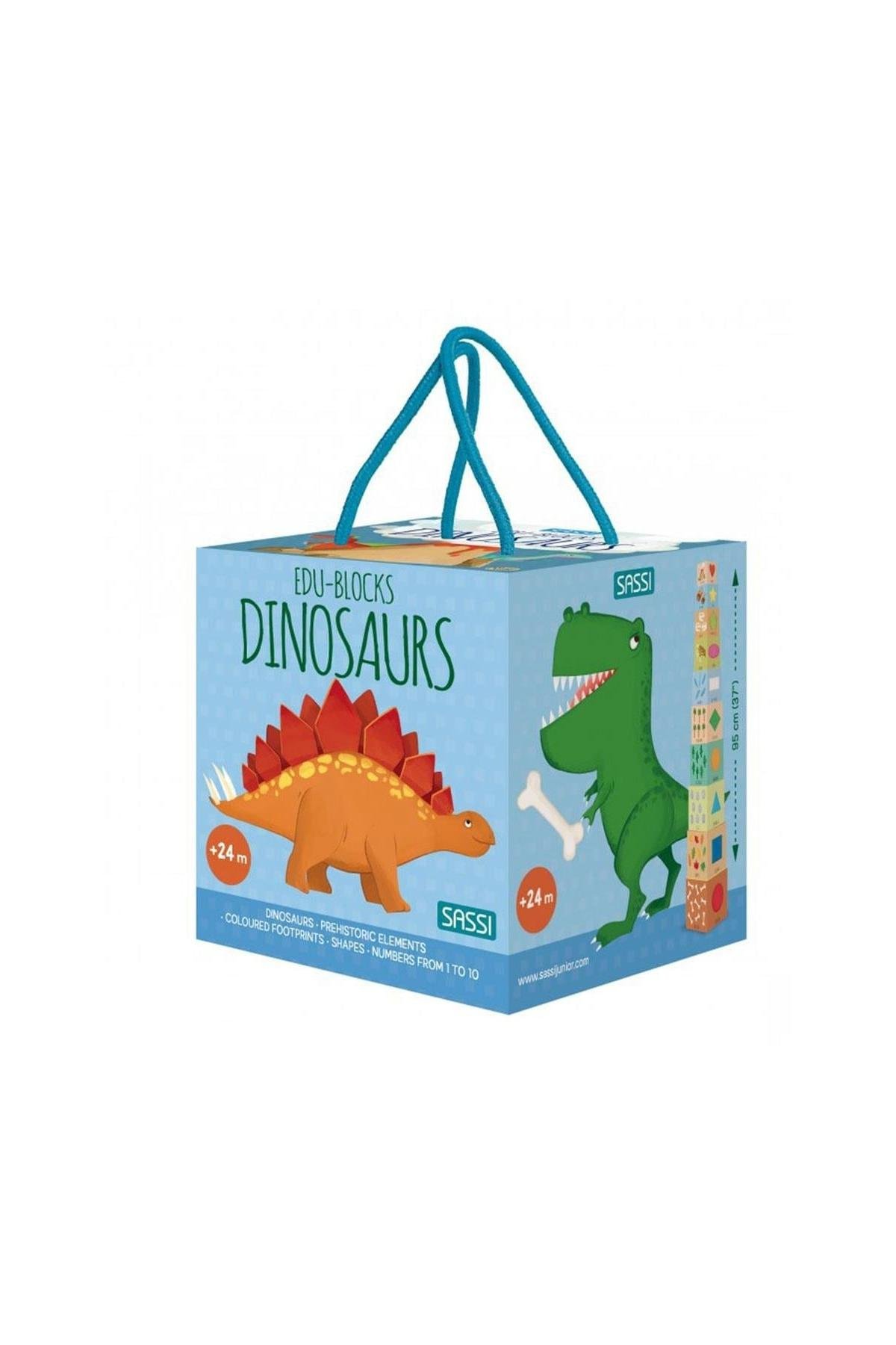 Sassi /EDU BLOCKS - DINOSAURS Çok Renkli