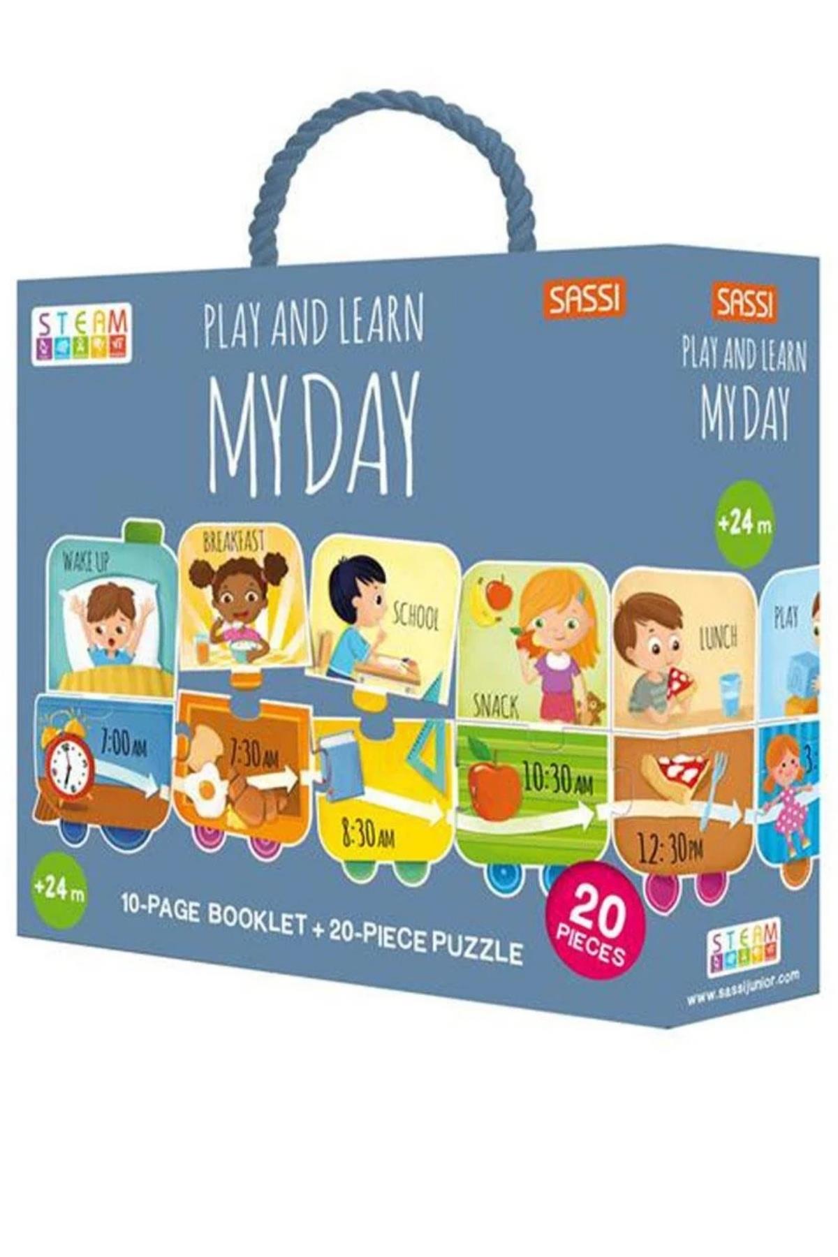 Sassi / Play And Leam My Day - steam puzzle Çok Renkli