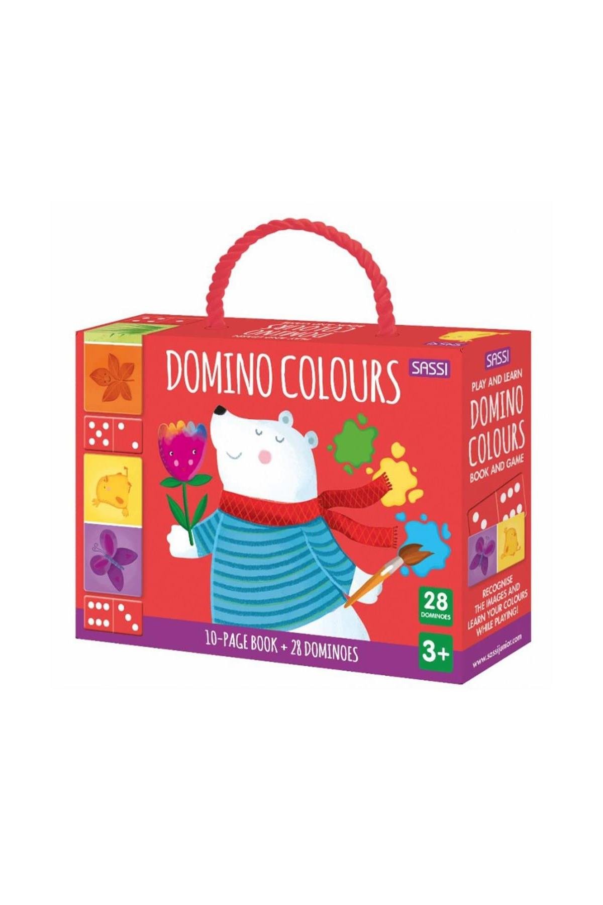 Sassi /PLAY AND LEARN - DOMINO COLOURS Çok Renkli