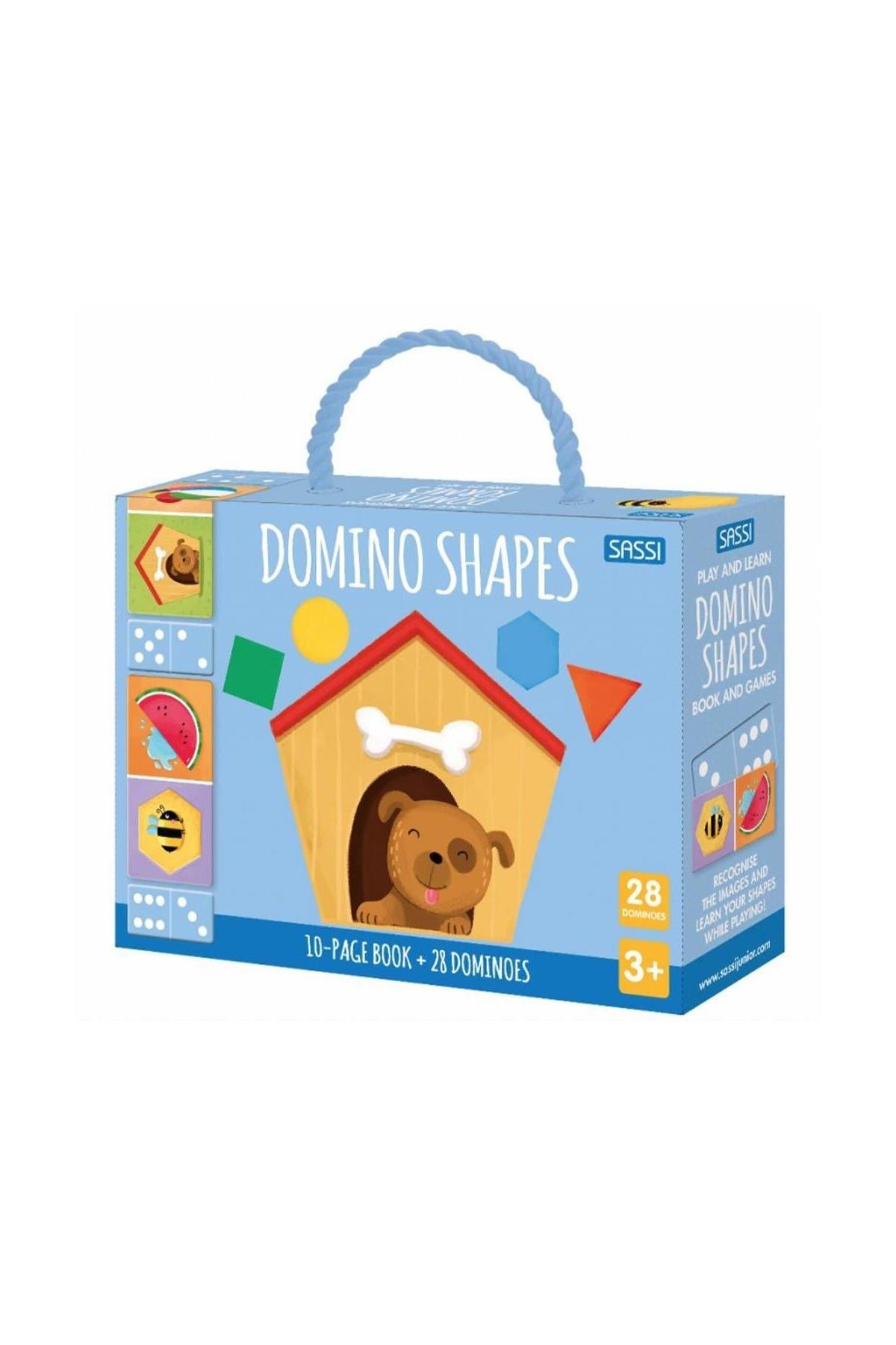 Sassi /PLAY AND LEARN - DOMINO SHAPES Çok Renkli