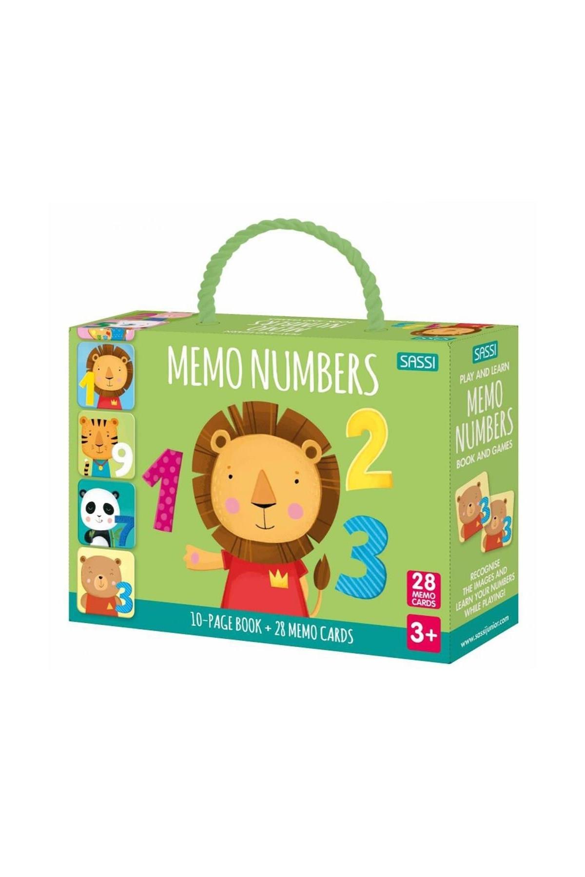 Sassi /PLAY AND LEARN - MEMO NUMBERS Çok Renkli