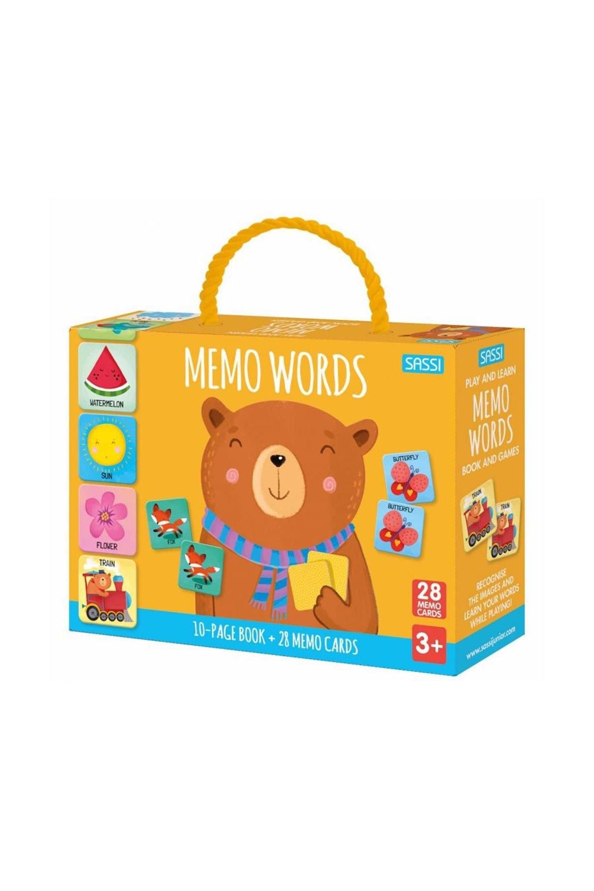 Sassi /PLAY AND LEARN - MEMO WORDS Çok Renkli