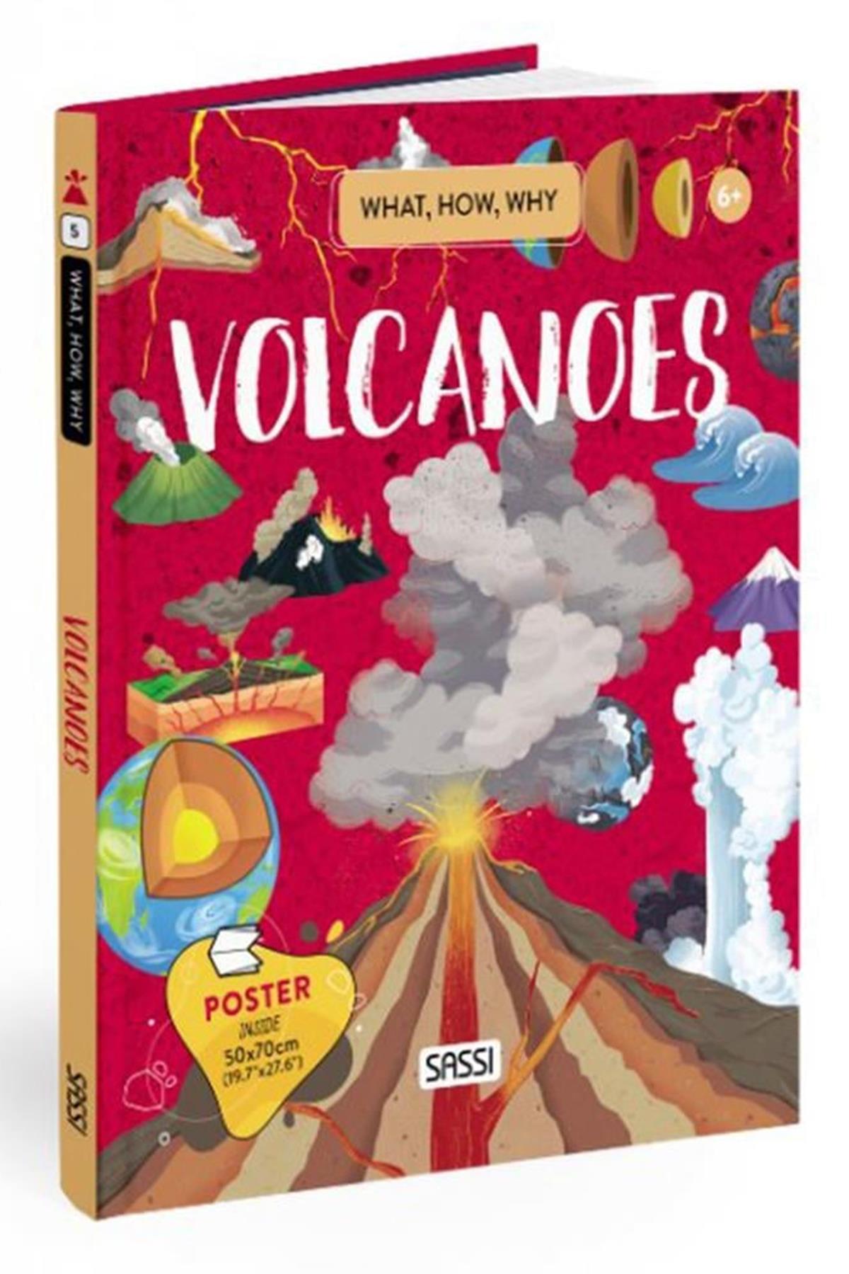 Sassi /WHAT, HOW, WHY - VOLCANOES Çok Renkli