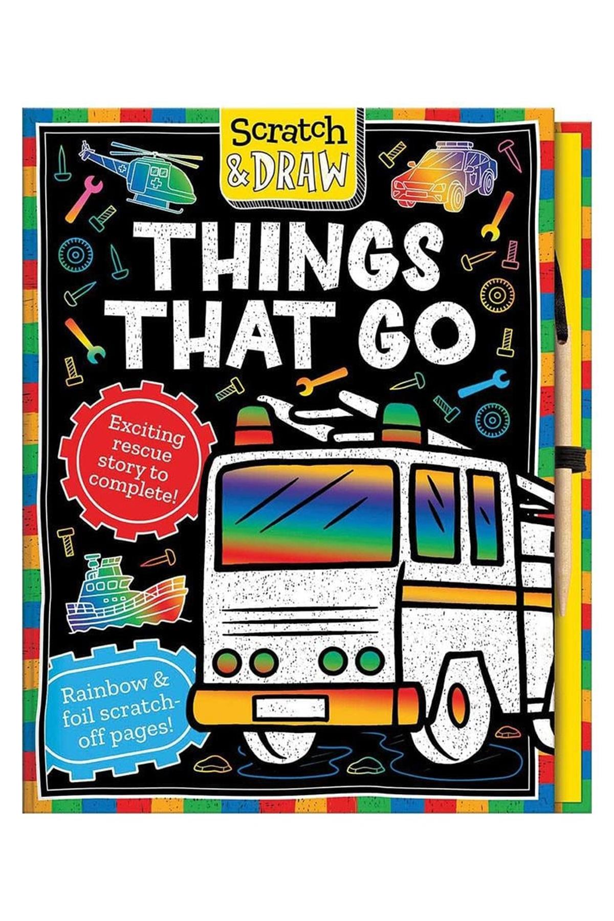 Scratch and Draw - Things That Go Çok Renkli