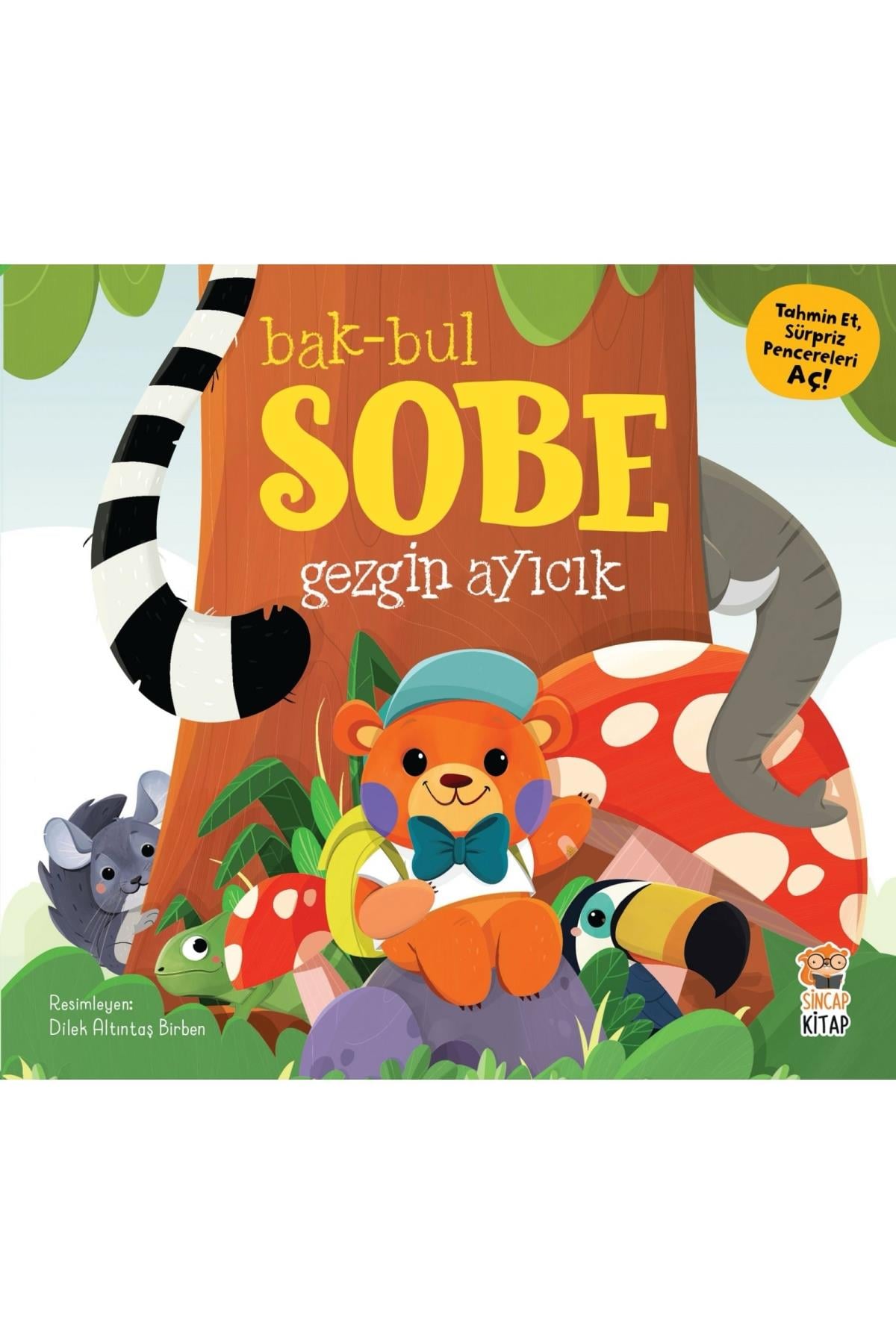 Sincap Kitap / Bak-Bul-Sobe Gezgin Ayıcık Çok Renkli