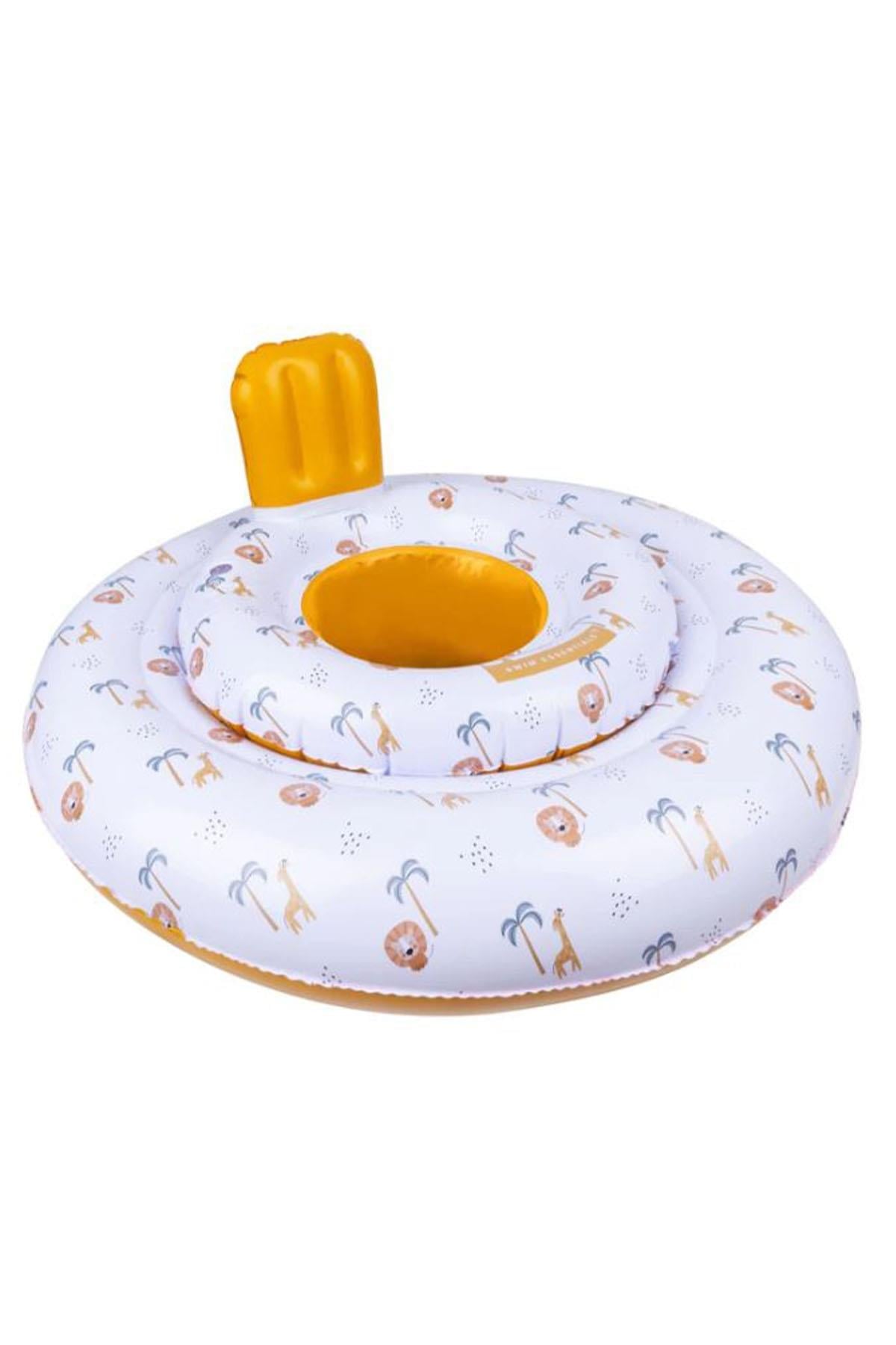 Swim Essentials Jungle Bebek Sırt Destekli Yüzme Simidi 0-1 Yaş Çok Renkli