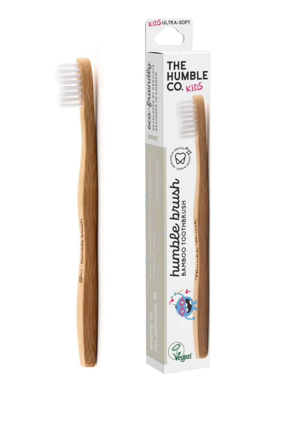 The Humble Co. / Humble Brush Kids White - Ultra Soft Beyaz