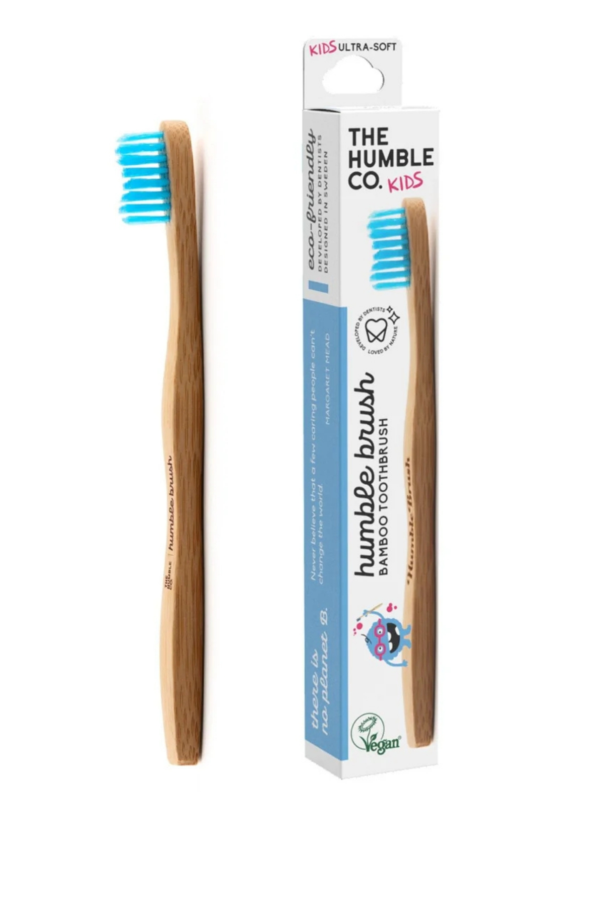 The Humble Co. / Humble Brush Kids Blue - Ultra Soft Mavi