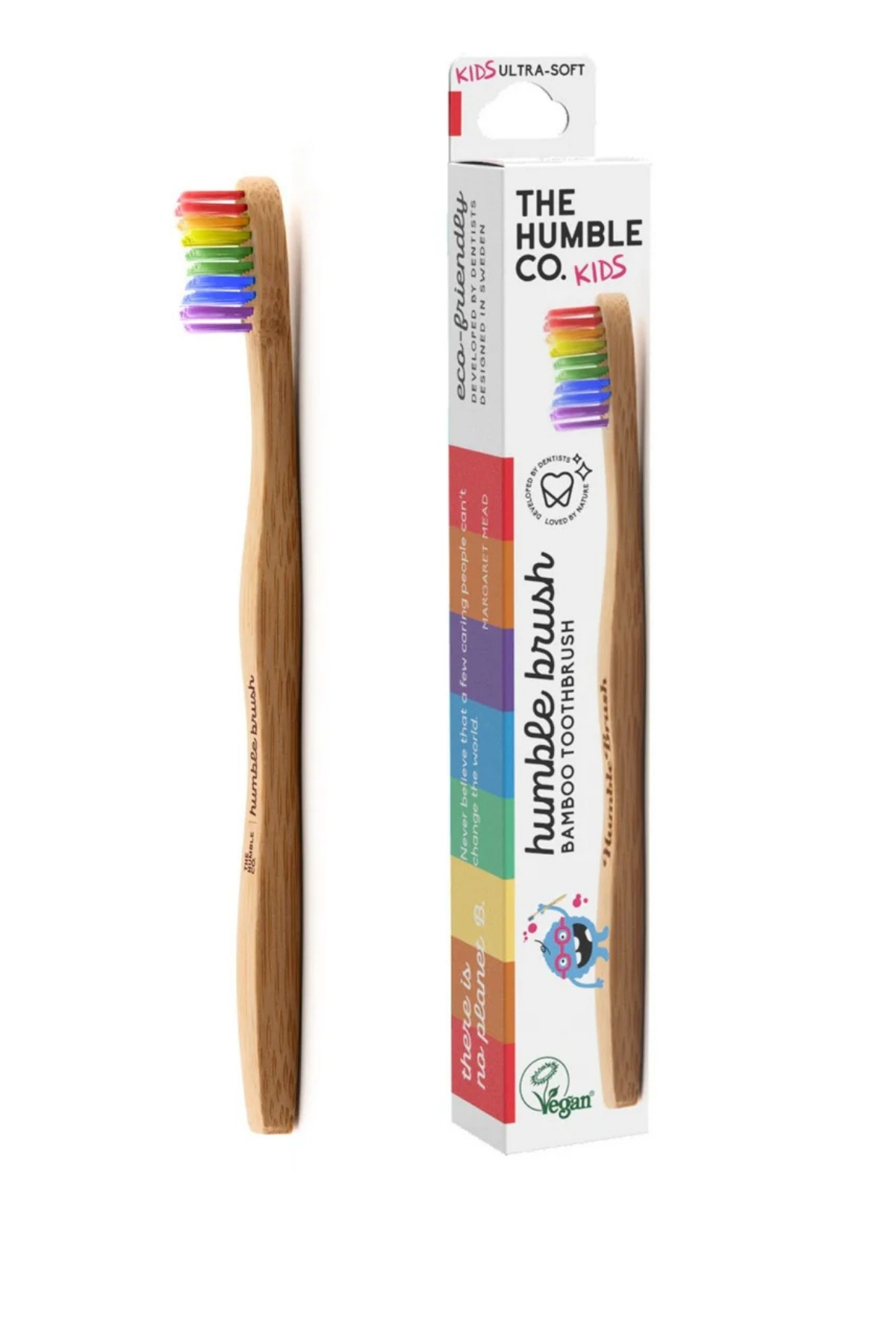 The Humble Co./ Humble Brush Rainbow - Kids Ultra Soft Çok Renkli
