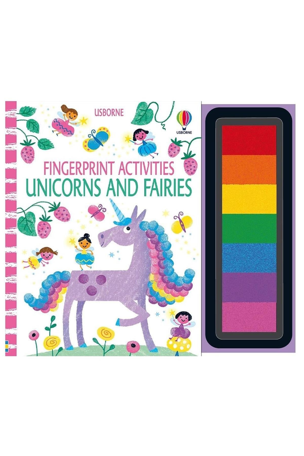 Tırtıl Kids / Fingerprint Activities Unicorns And Fairies Çok Renkli