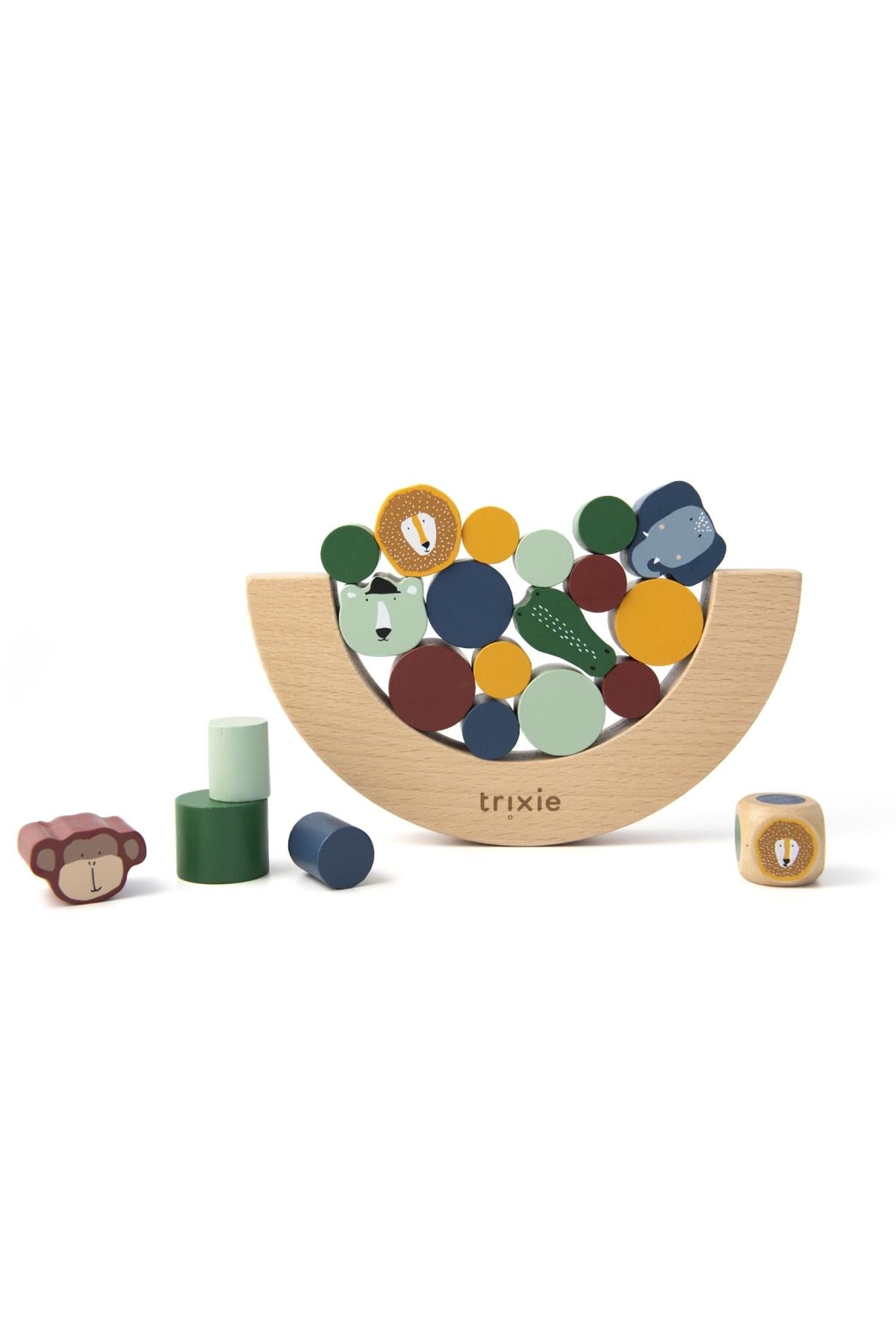 TRIXIE - WOODEN BALANCING GAME Çok Renkli