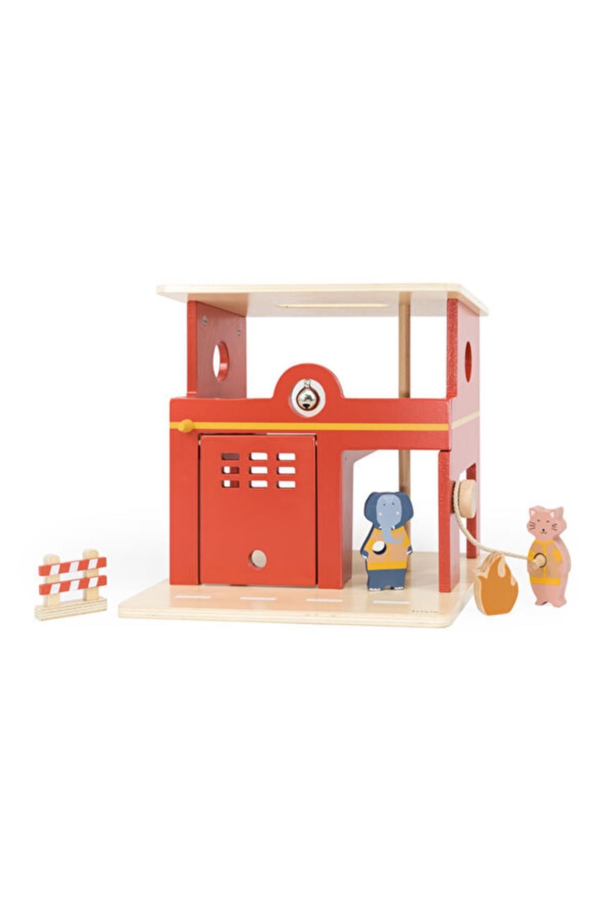 TRIXIE - WOODEN FIRE STATİON Çok Renkli