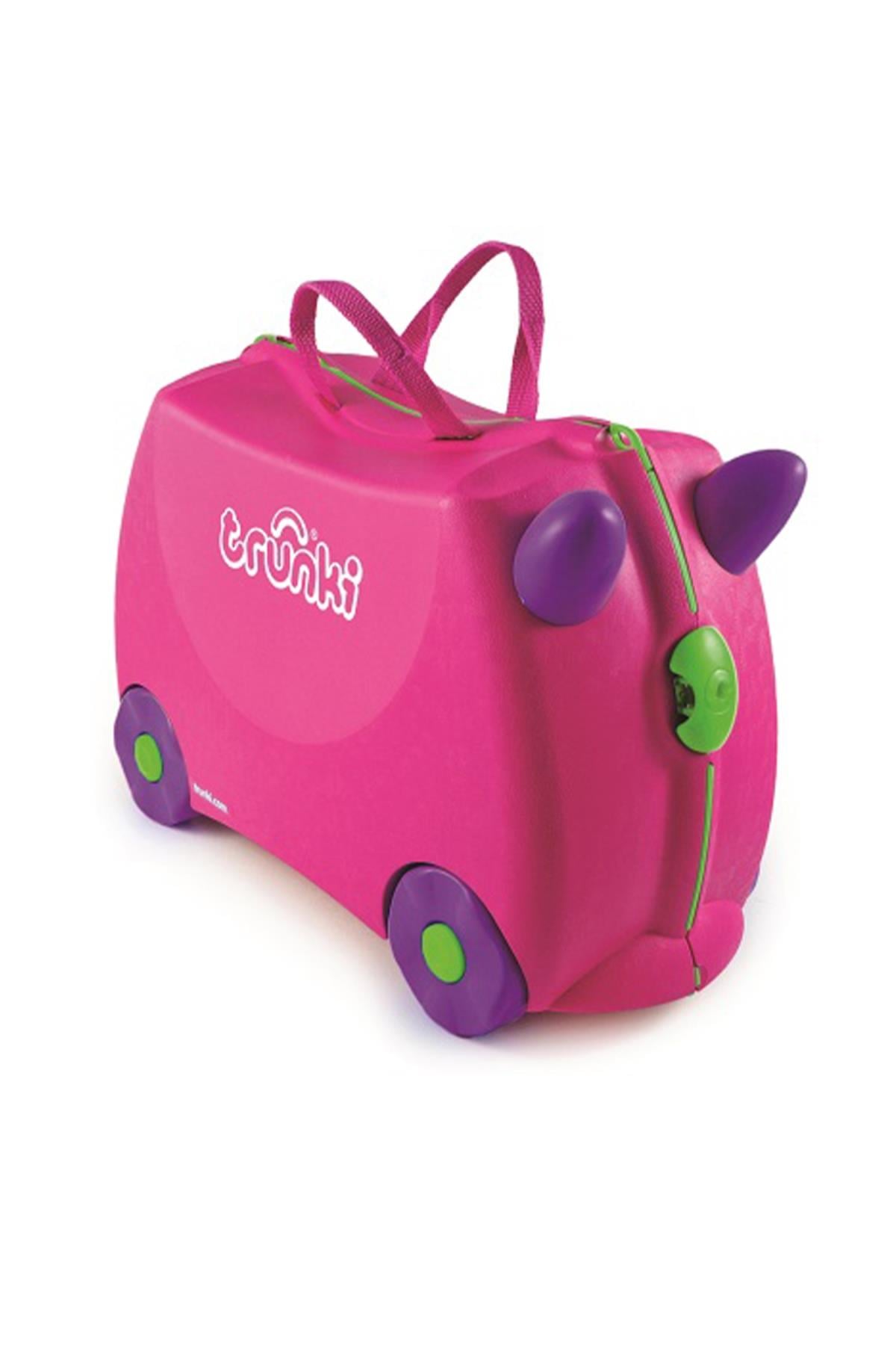 Trunki Çocuk Bavulu - Pembe Trixie Çok Renkli