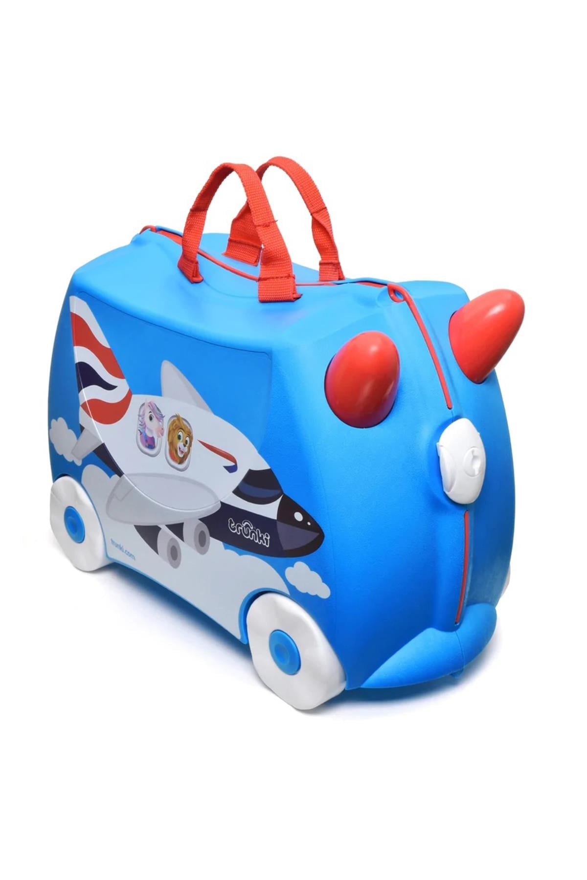 Trunki Çocuk Bavulu - Uçak Amelia Çok Renkli