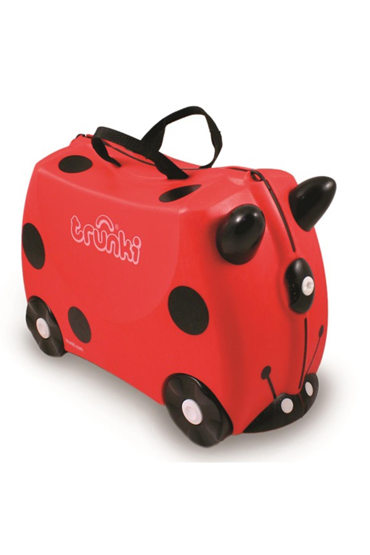 Trunki Çocuk Bavulu - Uğurböceği Harley Çok Renkli