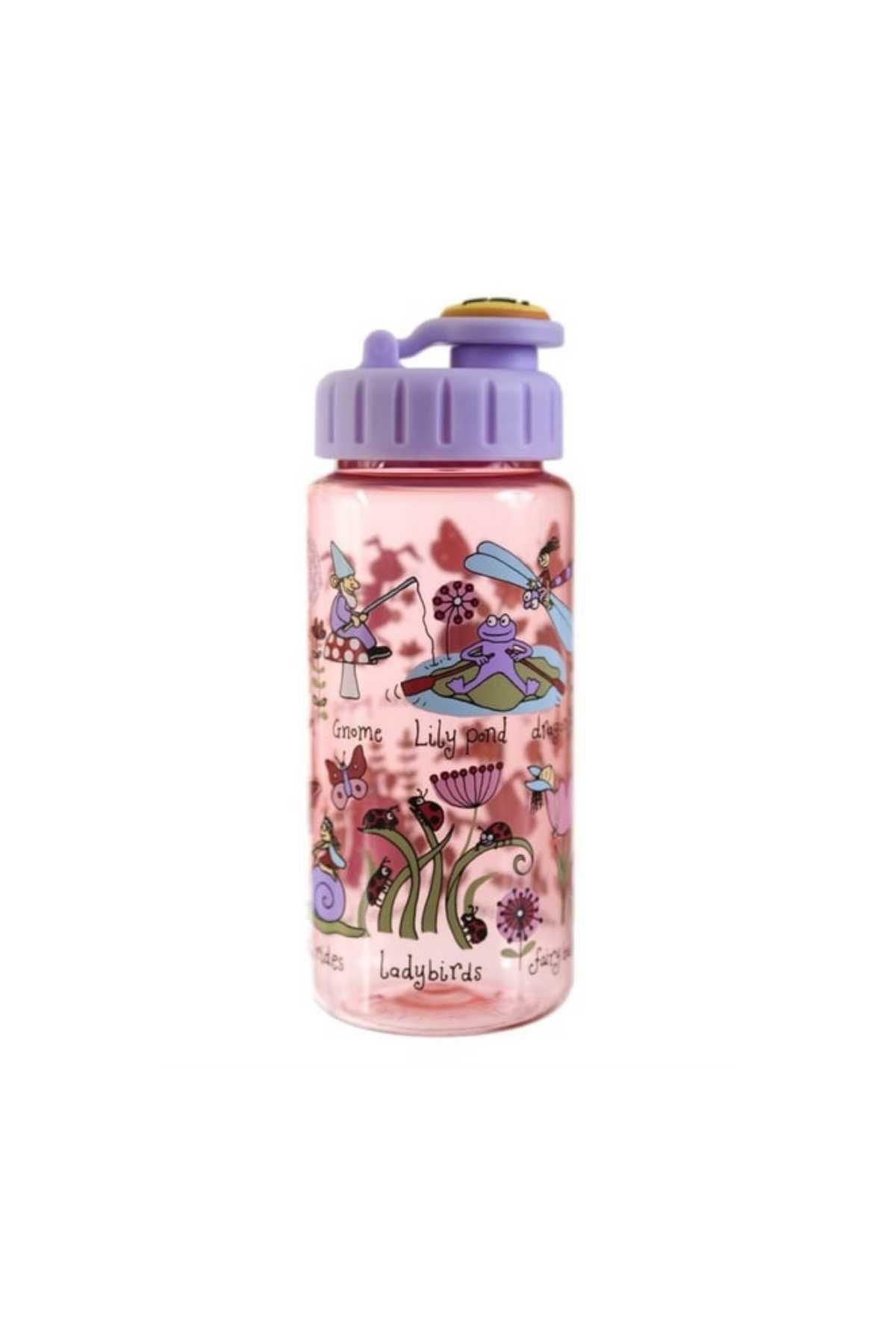 Tyrell Katz Pipetli Matara / Suluk 400 ml Secret Garden Pembe