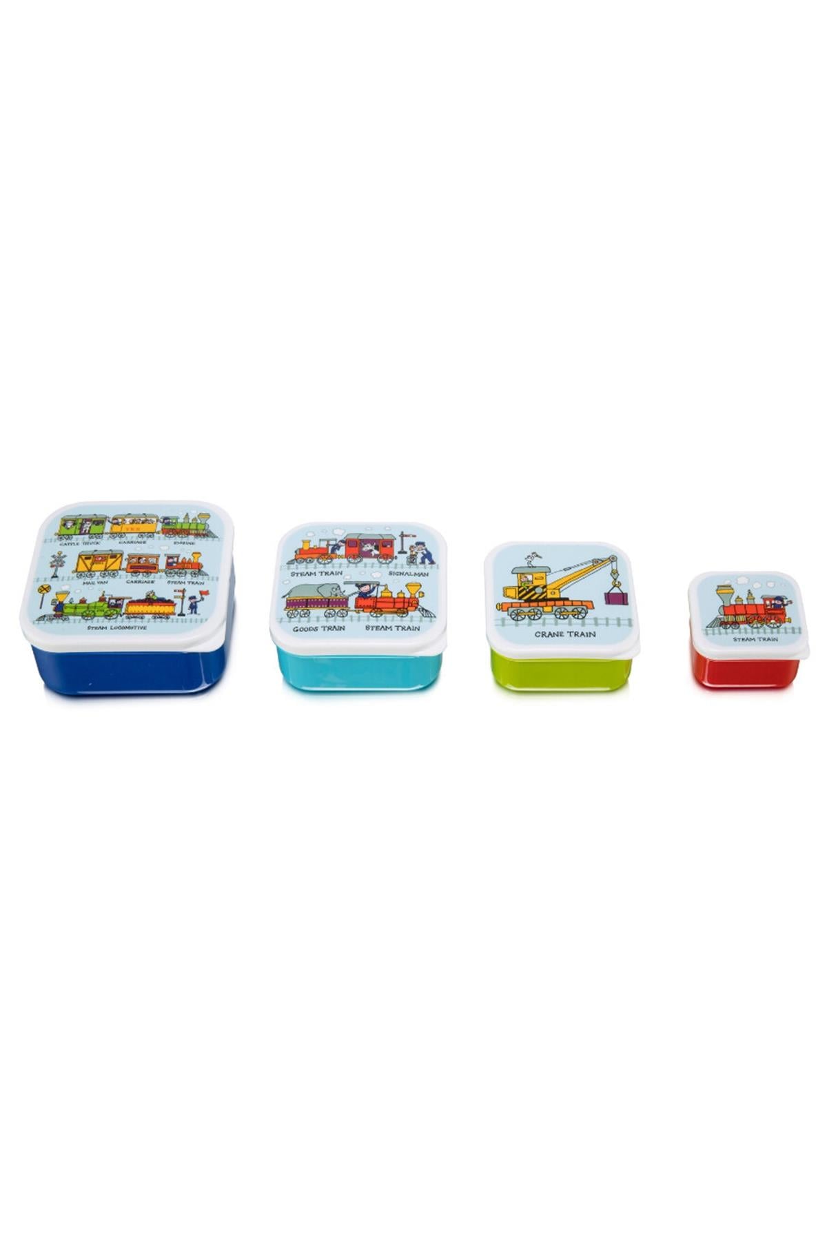 TYRRELL KATZ 4.LÜ BESLENME KUTUSU TRAINS Çok Renkli