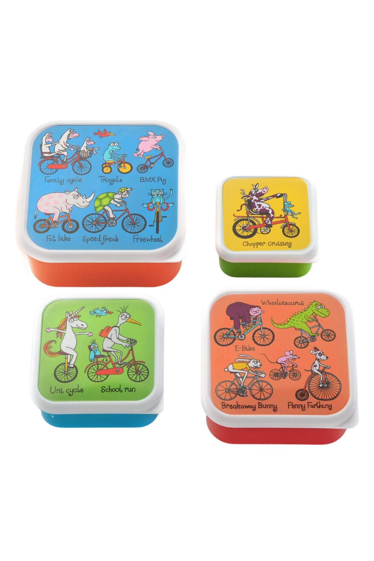 TYRRELL KATZ 4.LÜ ATIŞTIRMA KUTUSU ANIMALS ON BIKE Çok Renkli